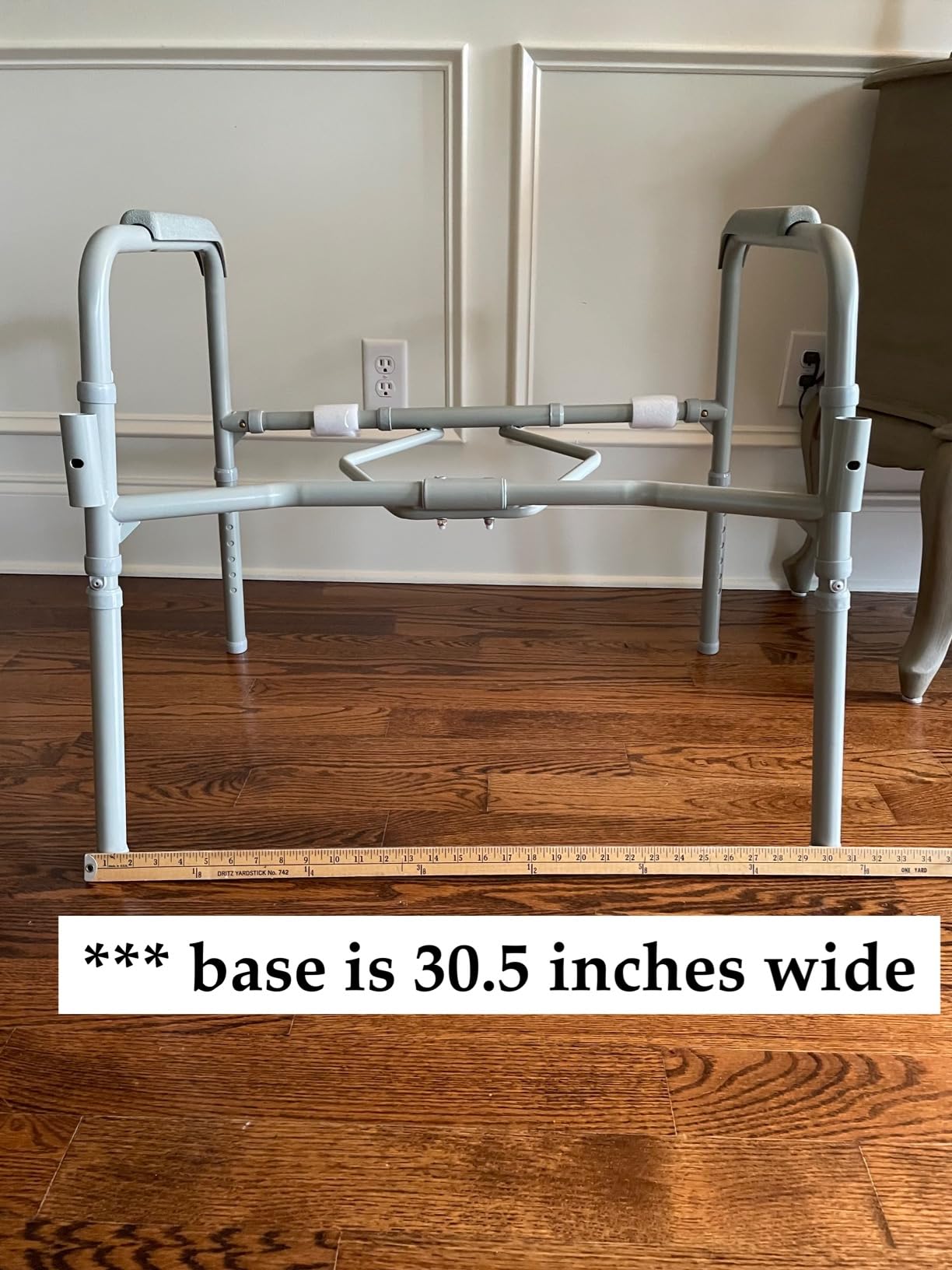 Vive Bariatric Bedside 3-in-1 Commode 500 lb Capacity - Portable Folding customer photo 2