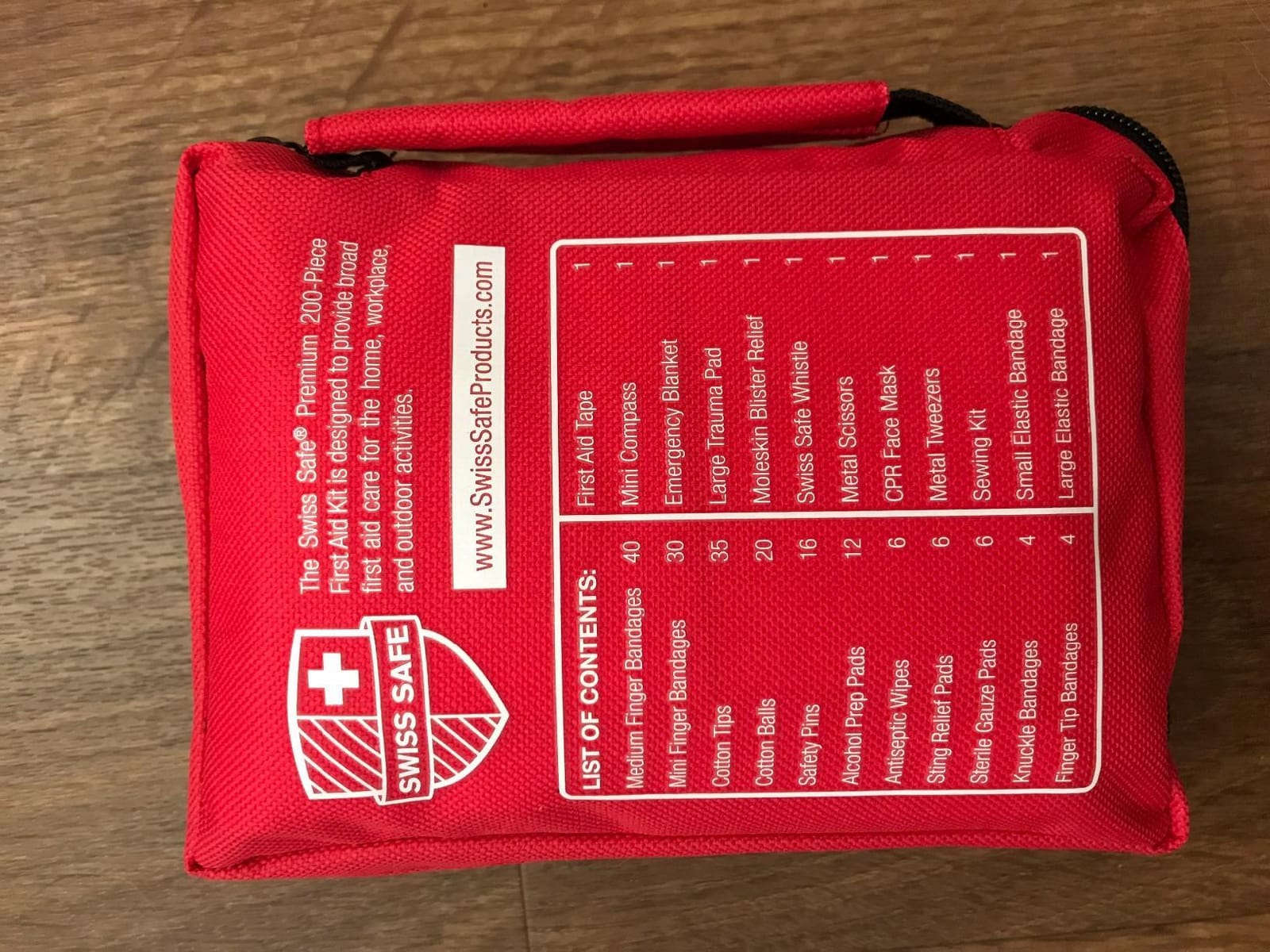 Swiss Safe 200 Pcs First Aid Kit for Camping, Travel, Car & Survival customer photo 2