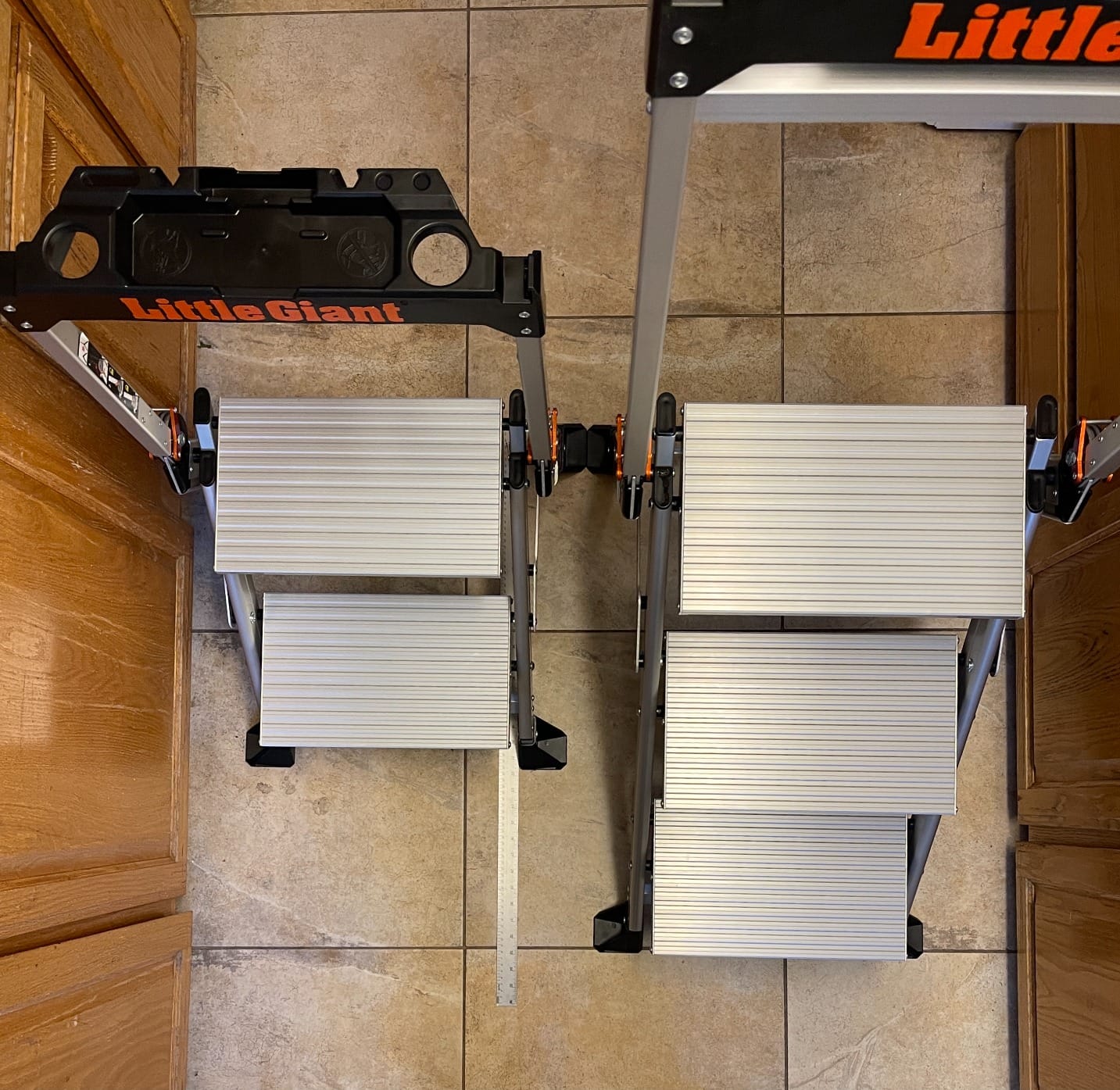 Little Giant Jumbo Step 3-Step Foldable 2.2 ft Aluminum Stool, 11903 customer photo 1