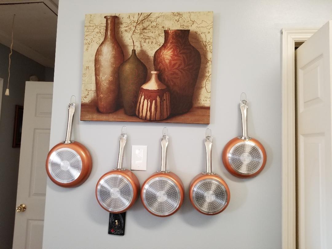 Copper Pan 10-Piece Set Luxury Induction Cookware Set Non-stick customer photo 2