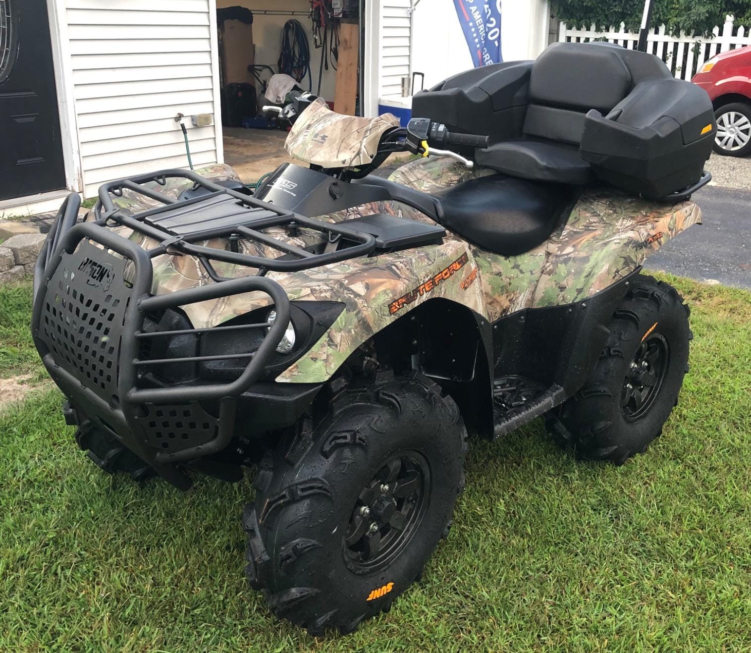 Set of 4 SunF Warrior AT Mud & Trail 25x8-12 Front & 25x10-12 Rear ATV UTV Off-Road Tires, 6 PR, Tubeless A048 customer photo 2