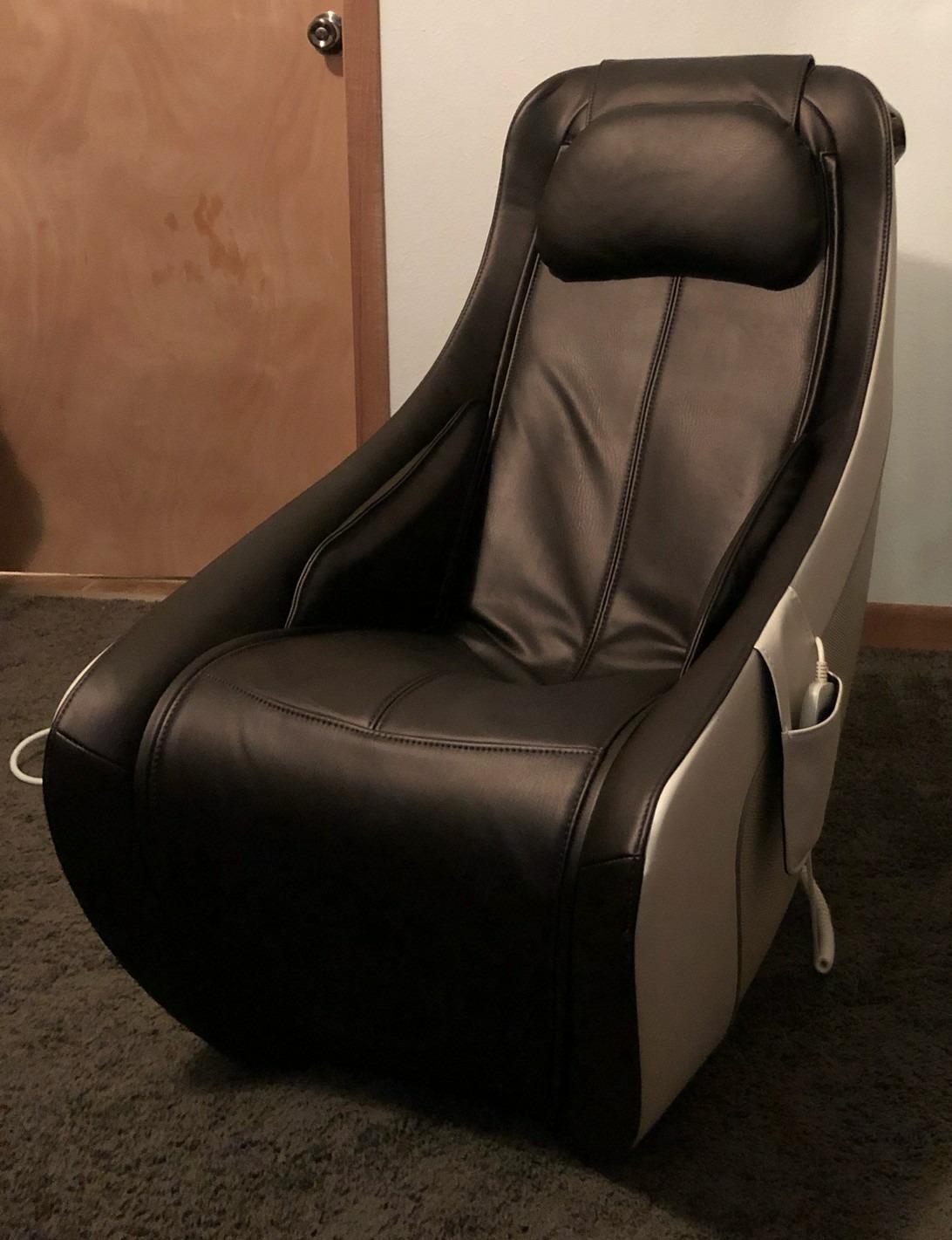 CirC Premium Massage Chair - SL Track, Heated, Ergonomic, Full Body, Deep Tissue, Shiatsu and Remote-Controlled, Home & Office Use (Burnt Coffee) customer photo 2