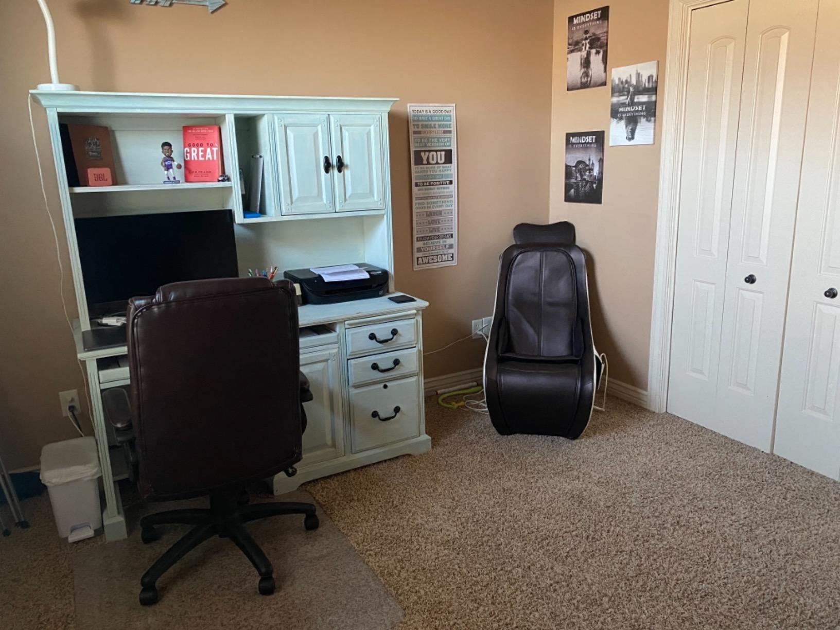 CirC Premium Massage Chair - SL Track, Heated, Ergonomic, Full Body, Deep Tissue, Shiatsu and Remote-Controlled, Promoting Sleep and Blood Circulation, Home and Office Use (Beige) customer photo 1
