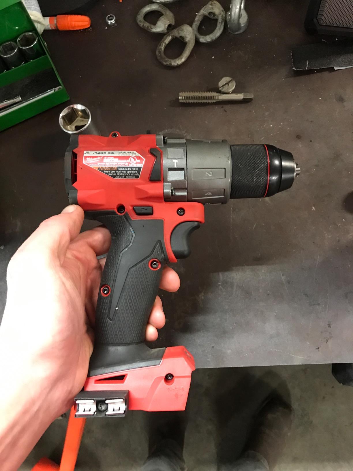 Milwaukee 2804-20 M18 FUEL 1/2 in. Hammer Drill (Tool Only) Tool-Peak Torque = 1,200 customer photo 1