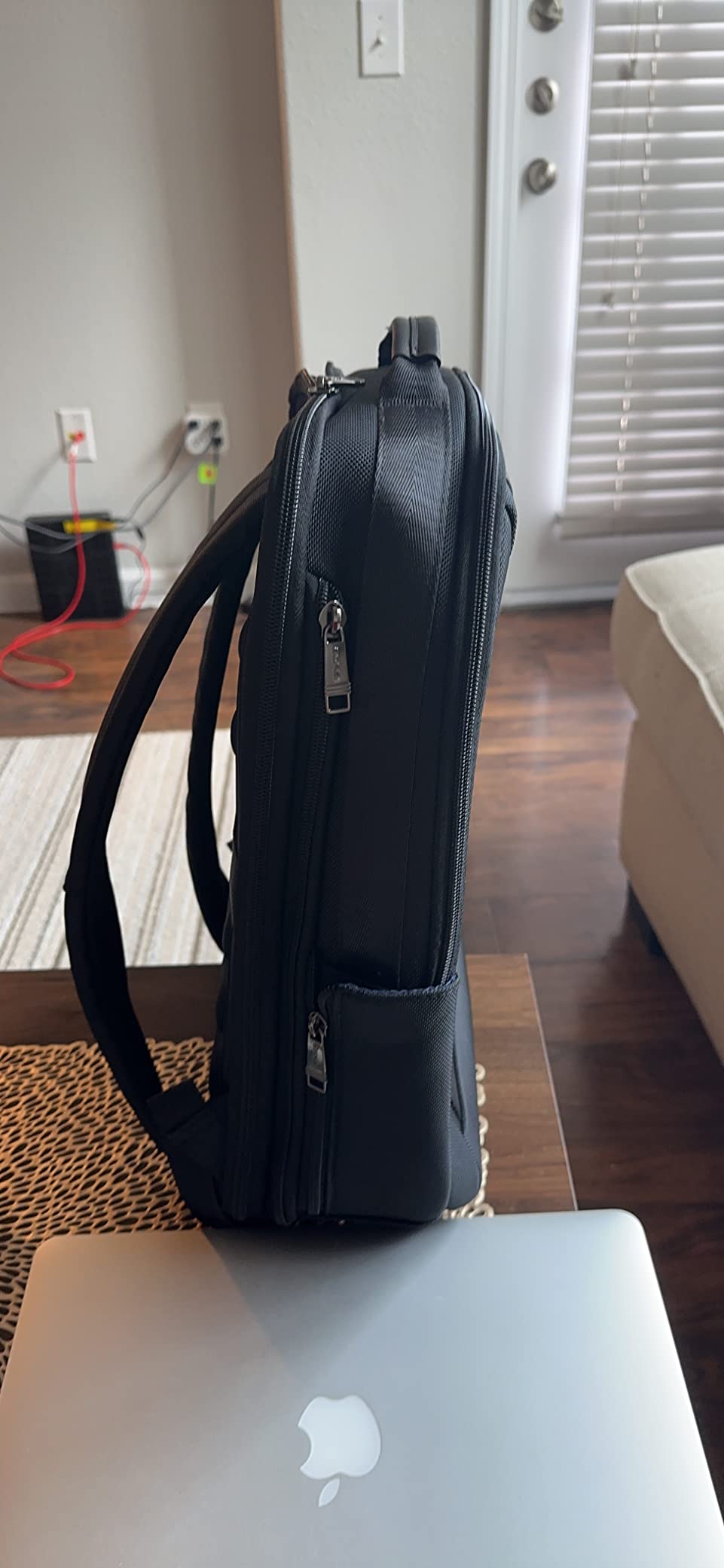 BOPai Intelligent expandable large Smart 15.6 inch Backpack Travel Friendly Water Resistant Anti-Theft Laptop Rucksack with USB Charging Business Laptop Backpack Men Black Multi-Functional customer photo 2