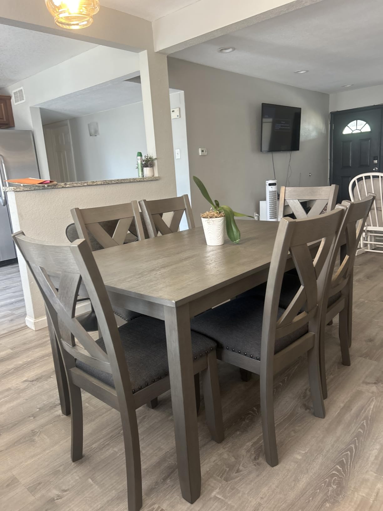 Signature Design by Ashley Skempton 7-Piece Dining Table Set for 6 customer photo 1