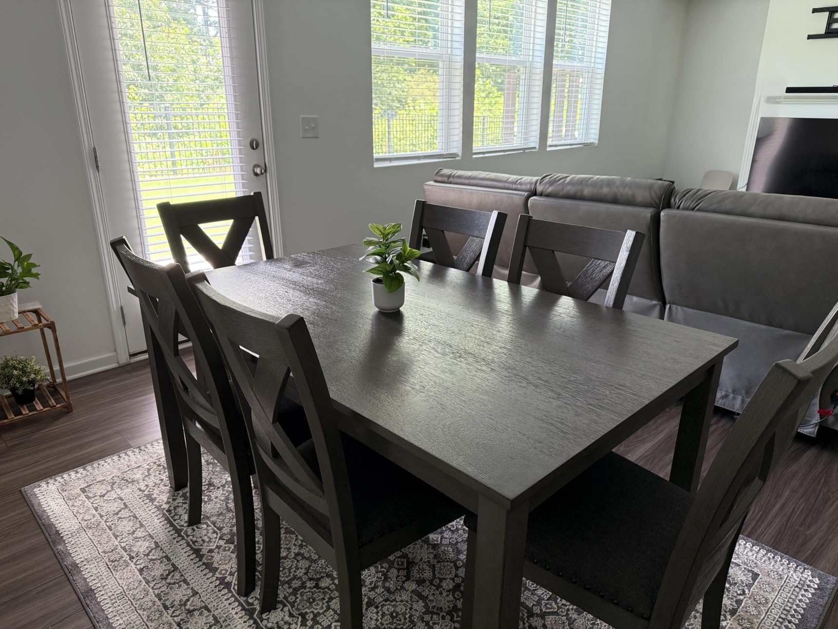 Signature Design by Ashley Skempton 7-Piece Dining Table Set for 6 customer photo 2