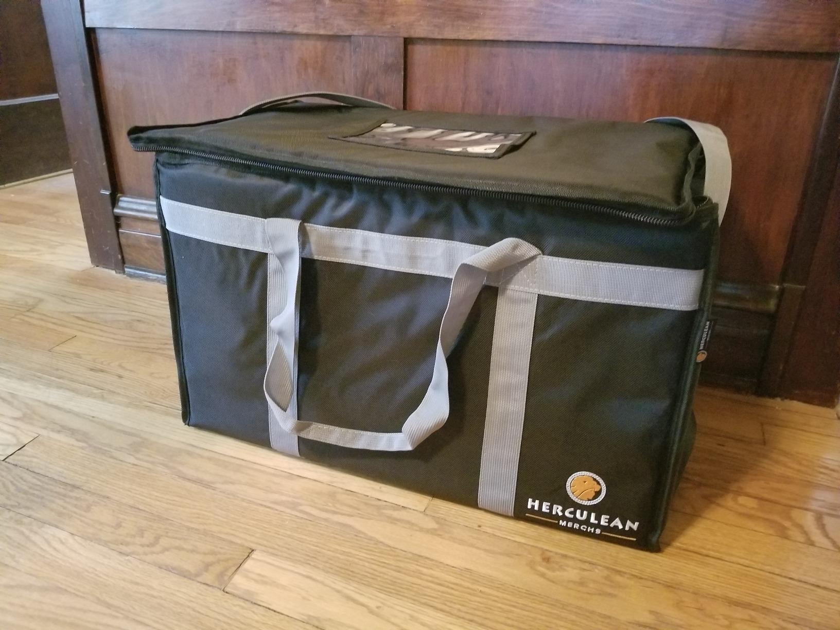 Herculean Premium Insulated Food Delivery Bag with YKK Zipper – Large Commercial Catering Bag for Food Transport – Hot and Cold Thermal Food Bag – Ultra Durable Hot Food Carriers for Takeaway Delivery customer photo 1
