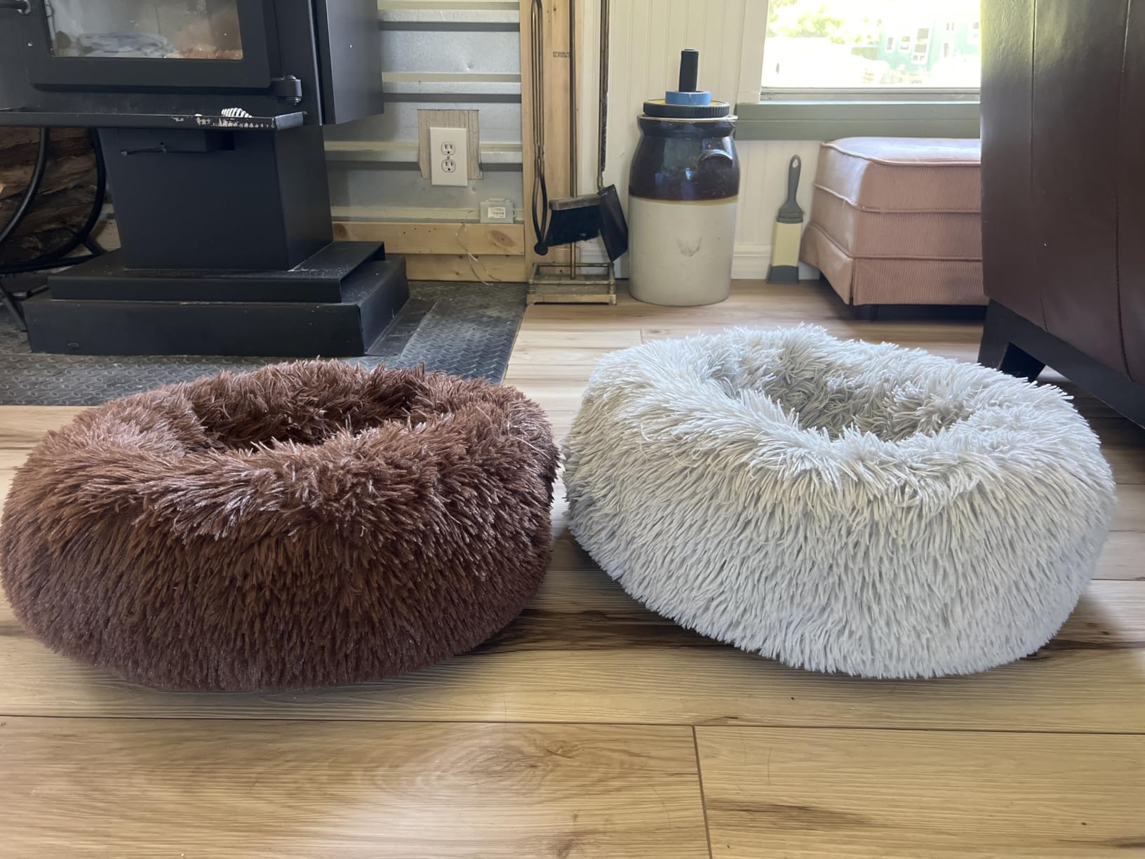 Cat Bed for Indoor Cats,Mini Plush Self Warming Kitten Bed, 20 Inch customer photo 1