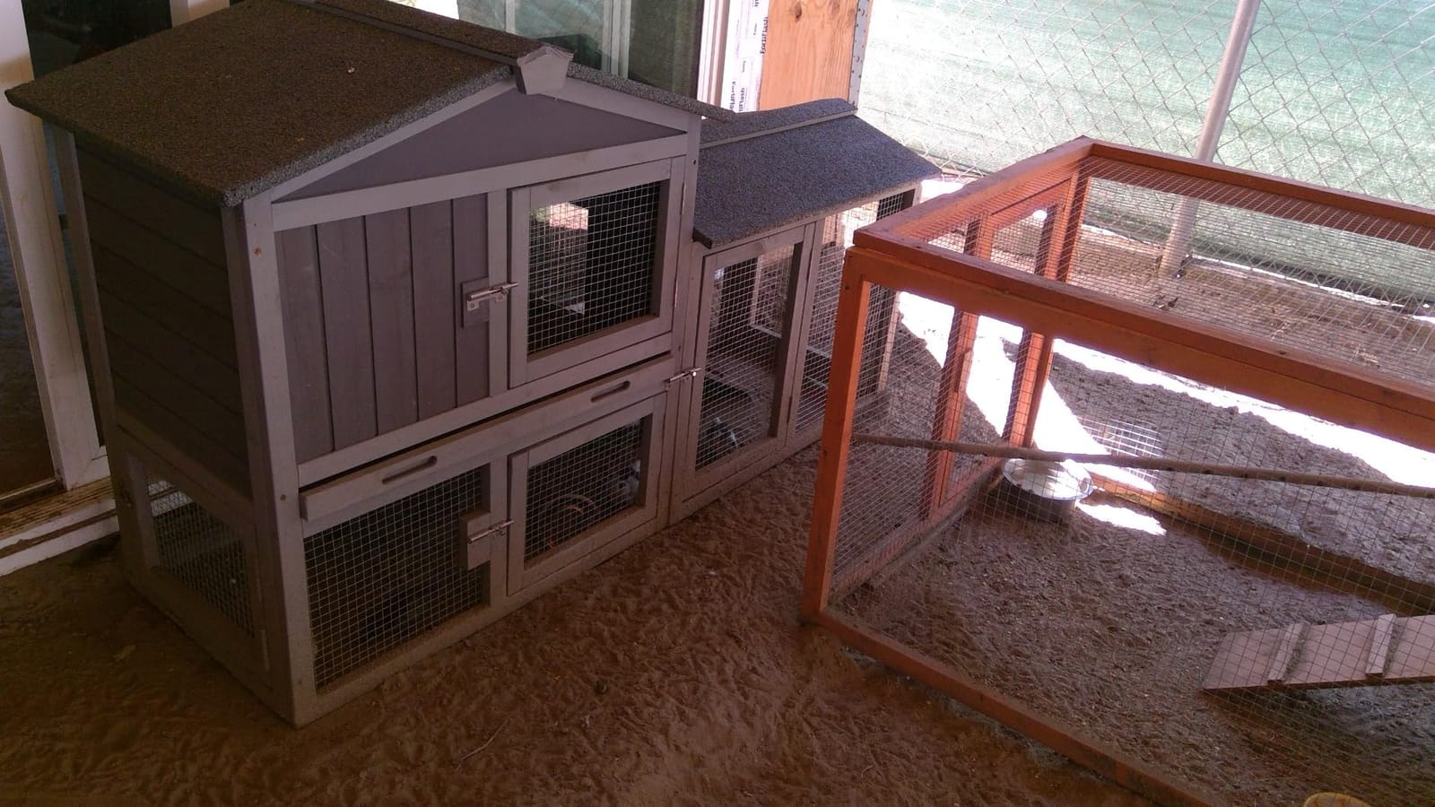 Aivituvin Chicken Coop for 2 Chickens, Wooden Duck House Outdoor Hen House Poultry Quail Cage-Expandable Design customer photo 1