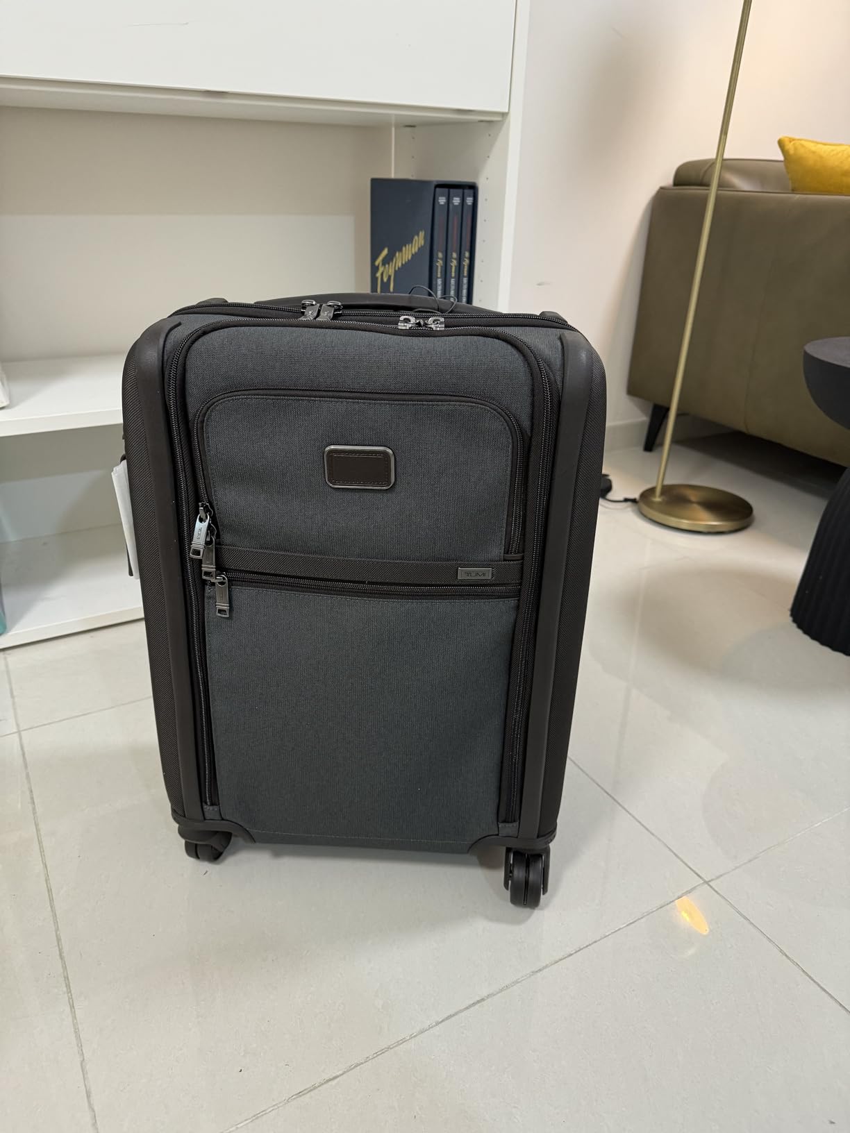 TUMI - Alpha Large Dual Access Expandable 4-Wheeled Carry-On Luggage - Zipper Expansion - Durable and Lightweight Travel Suitcase - TSA Lock Tracer customer photo 1