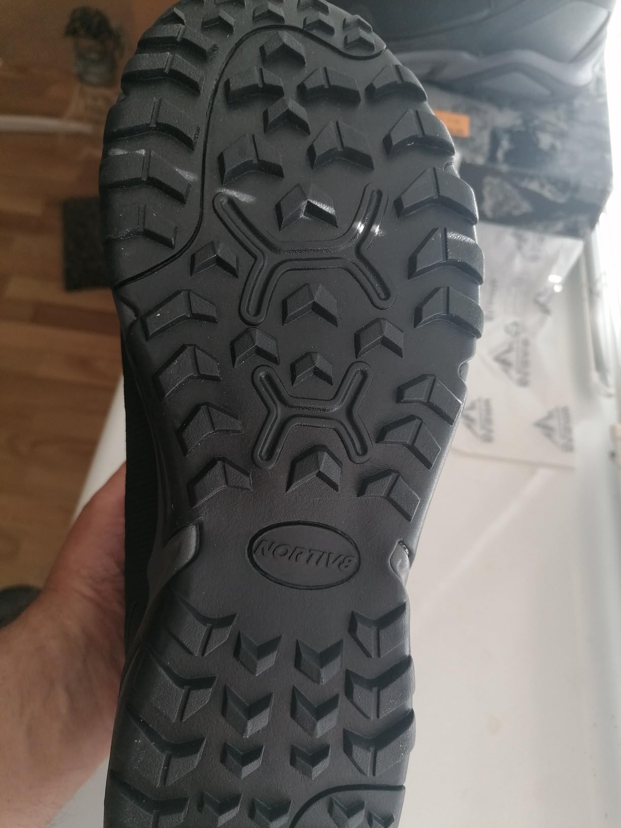 NORTIV 8 Men's Mid Top Waterproof Hiking Boots customer photo 2