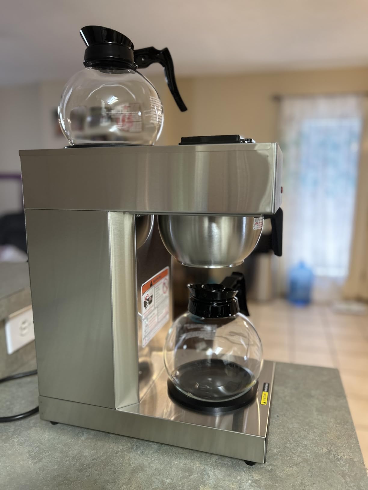SYBO 12-Cup Commercial Pour Over Coffee Maker SF-CB-2GA customer photo 2