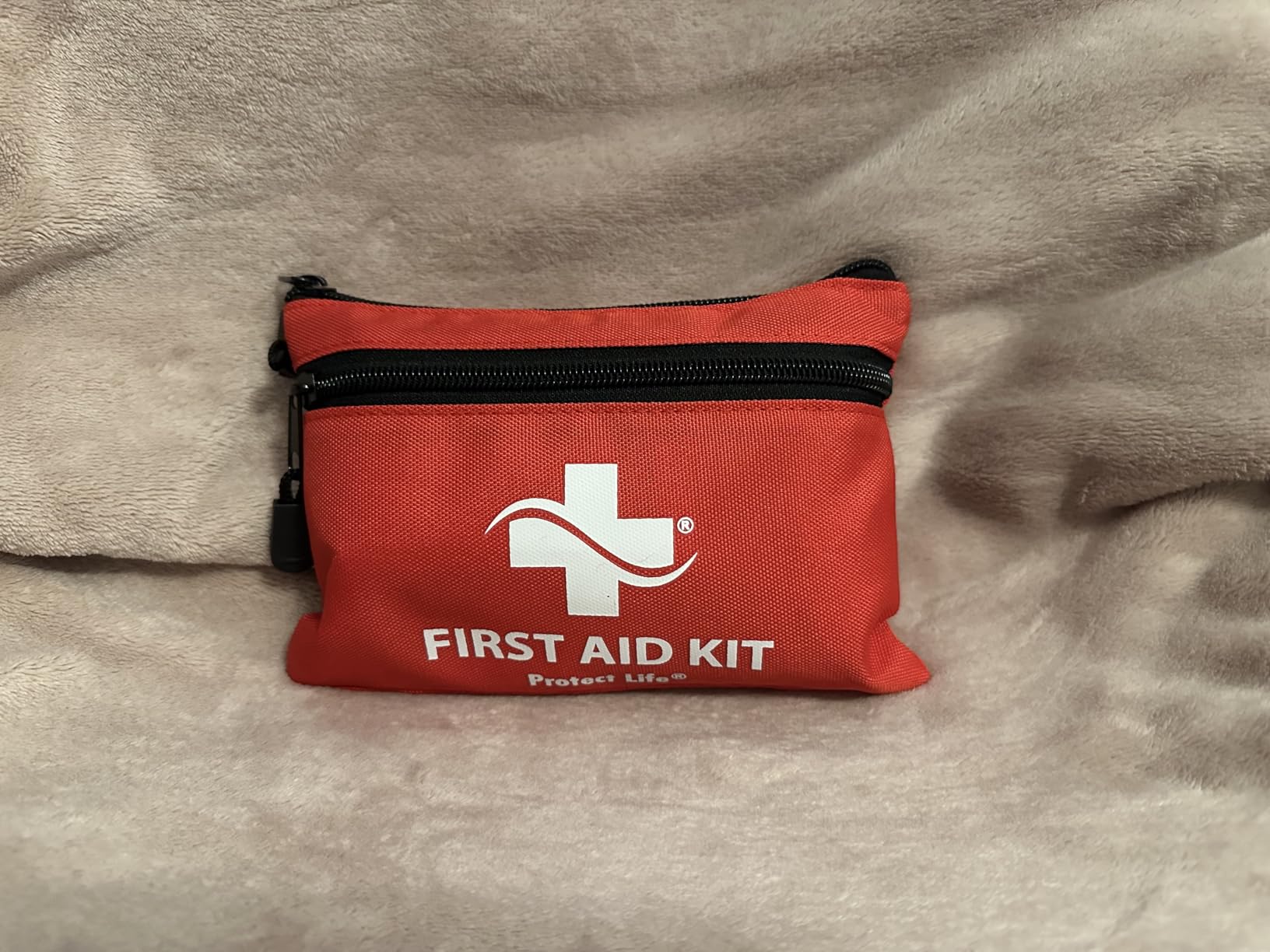 Protect Life Travel First Aid Kit for Car - Small Mini Emergency Kit, 100 Piece Waterproof First Aid Kit for Home, Camping, Boat & Hiking - Includes Emergency Blanket & First Aid Guide customer photo 2