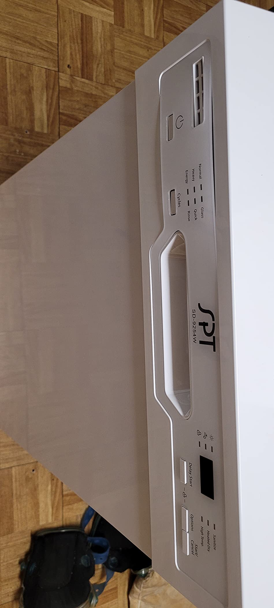 SPT SD-9254W Energy Star 18″ Built-In Dishwasher w/Heated Drying – White customer photo 2