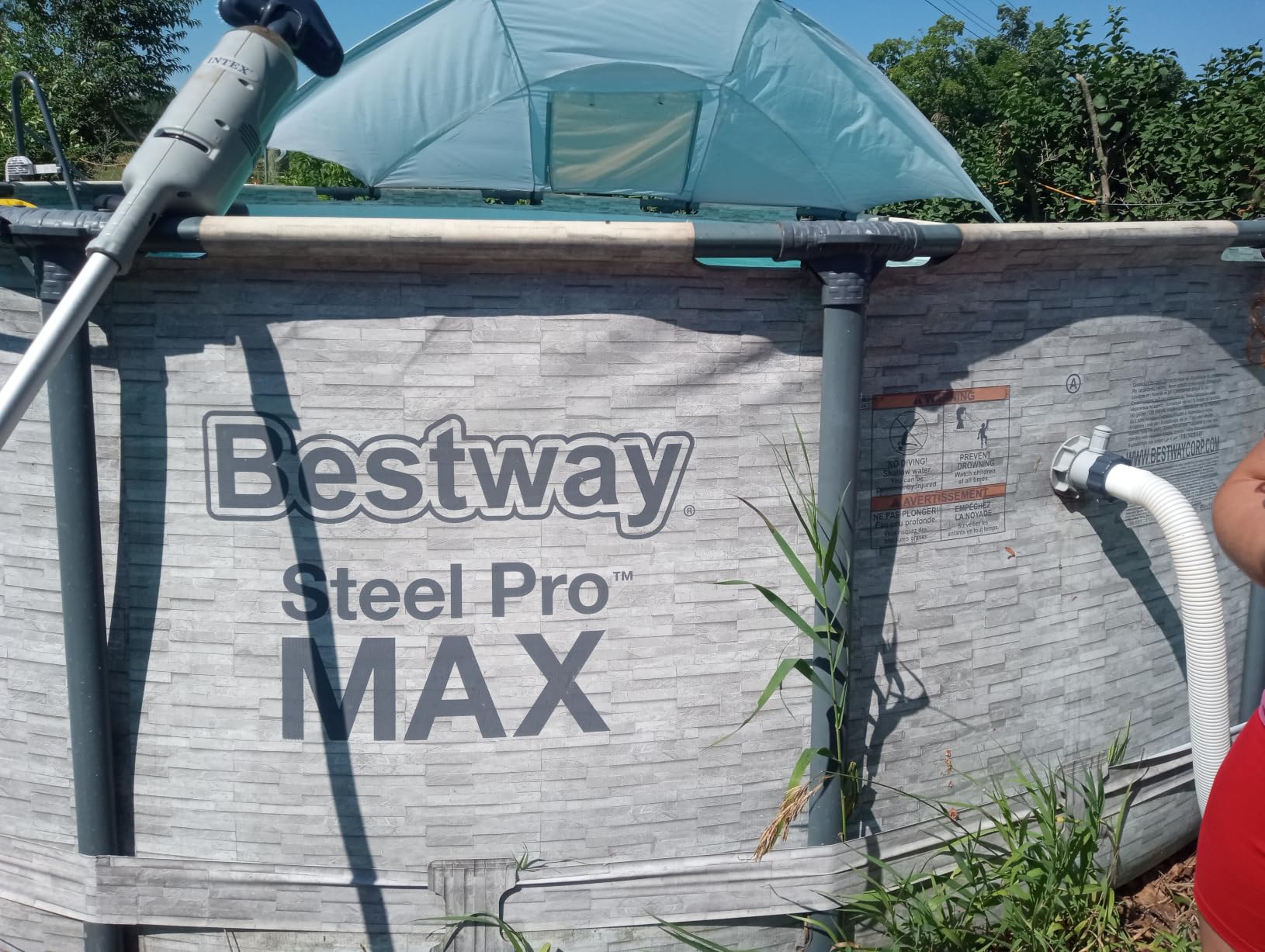 INTEX Krystal Clear 2,100 GPH Sand Filter Pump and Pool Saltwater System customer photo 1