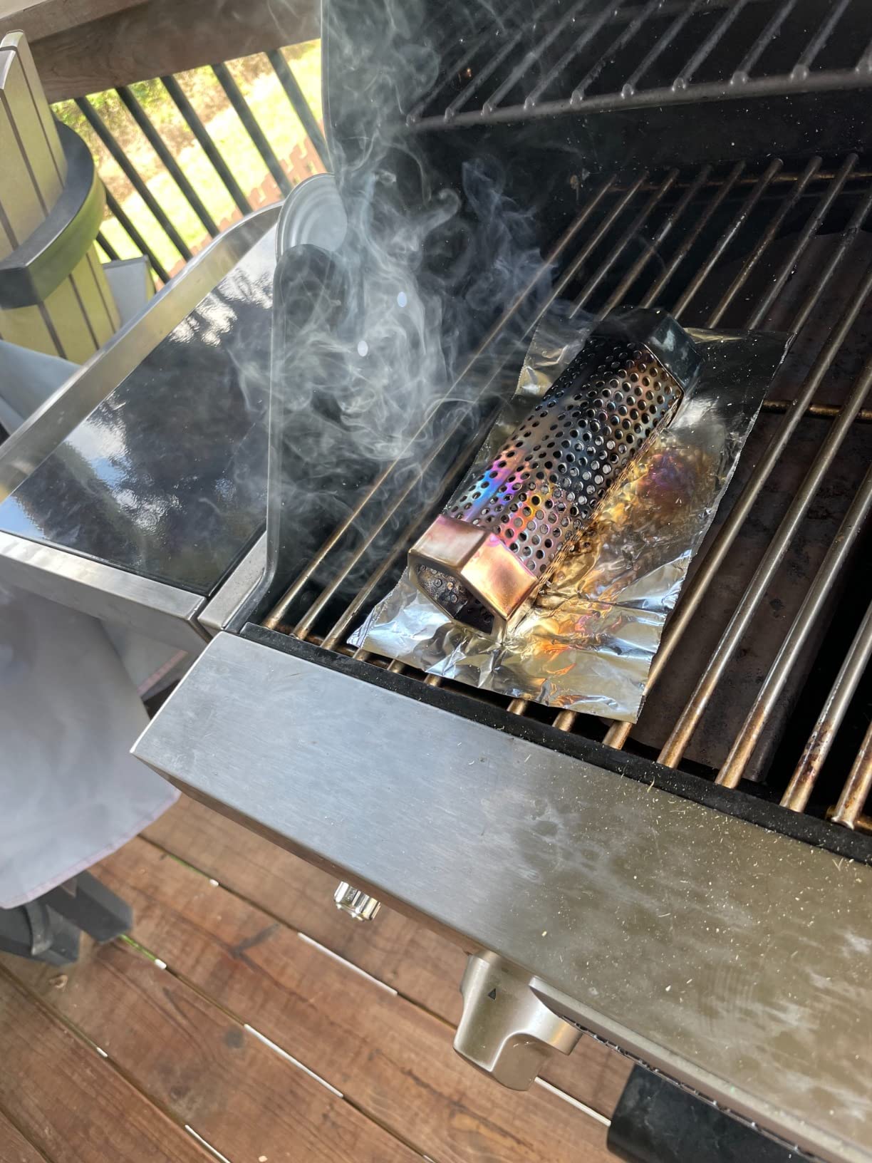 Pellet Smoker Tube, Electric Gas Grill Charcoal Smoke Box Accessories 6&12