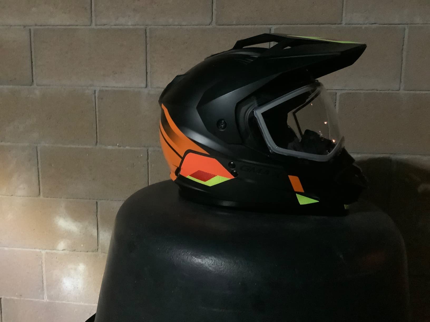 GMAX GM-11 Dual Sport Motorcycle Adventure Off Road ADV ATV UTV DOT Approved Helmet customer photo 1