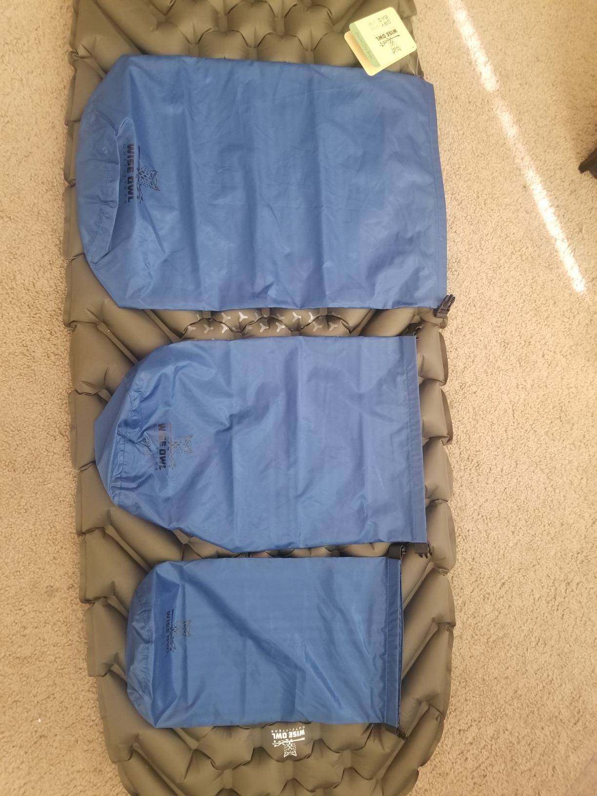 Wise Owl Outfitters Waterproof Dry Bag 3-Pack – Lightweight & Airtight 5L/10L/20L Small & Large Dry Bags for Kayaking, Beach, Travel, Boating, Hiking customer photo 2