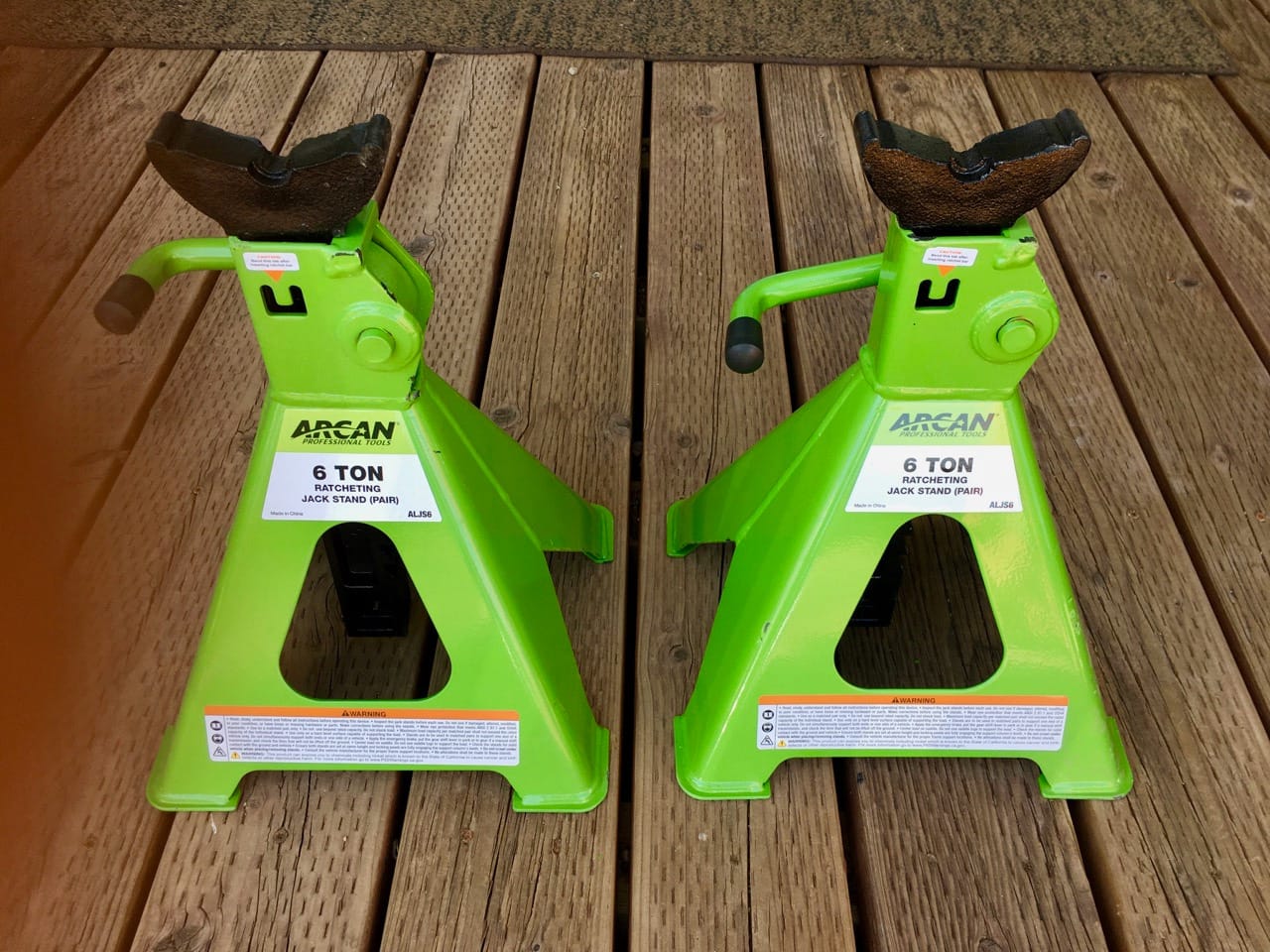 ARCAN 6-Ton Ratcheting Jack Stands, Pair, Model ALJS6 customer photo 1