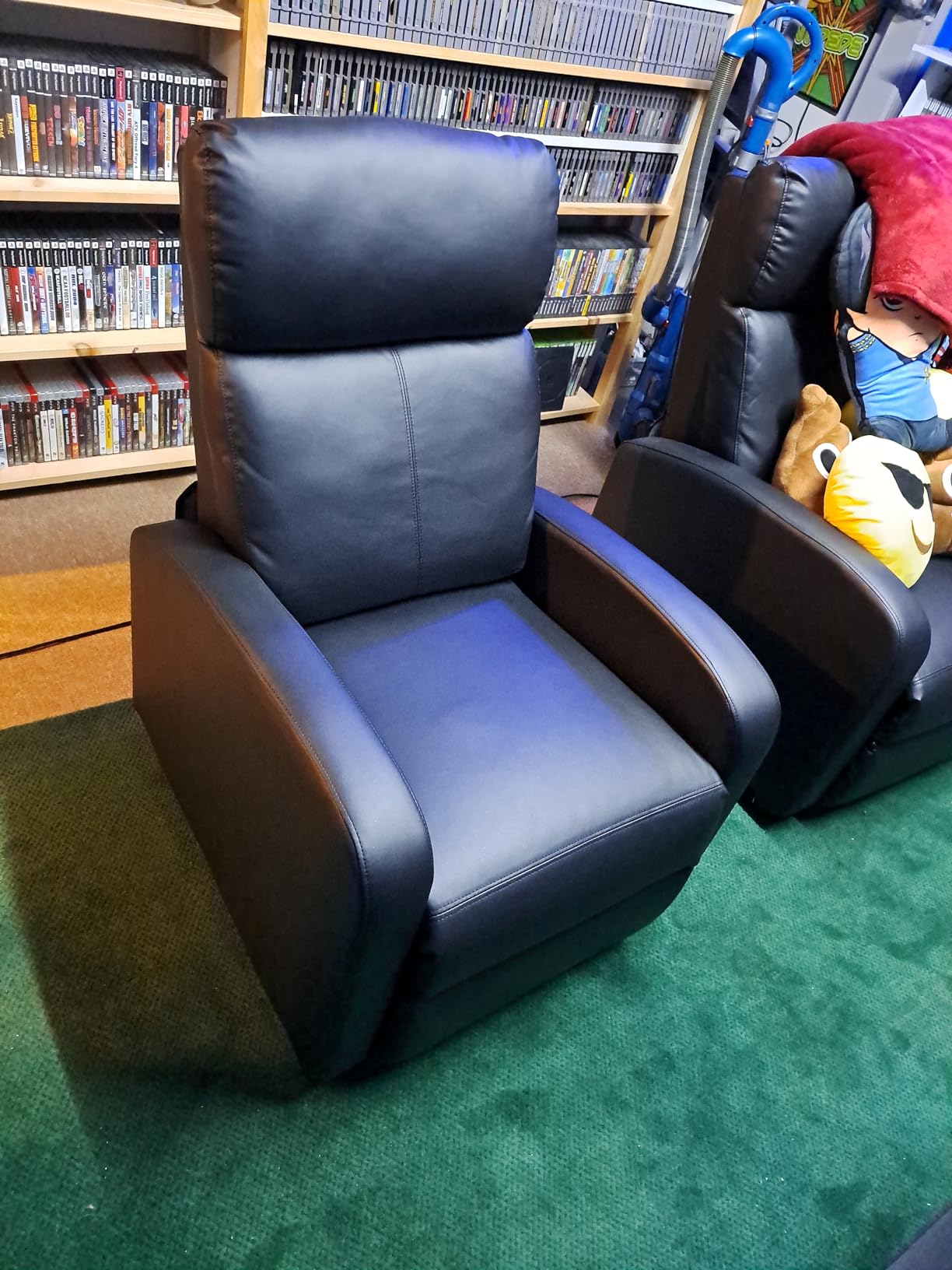 FDW | Recliner Chair | Without Massage Function | Black, PU Leather customer photo 1