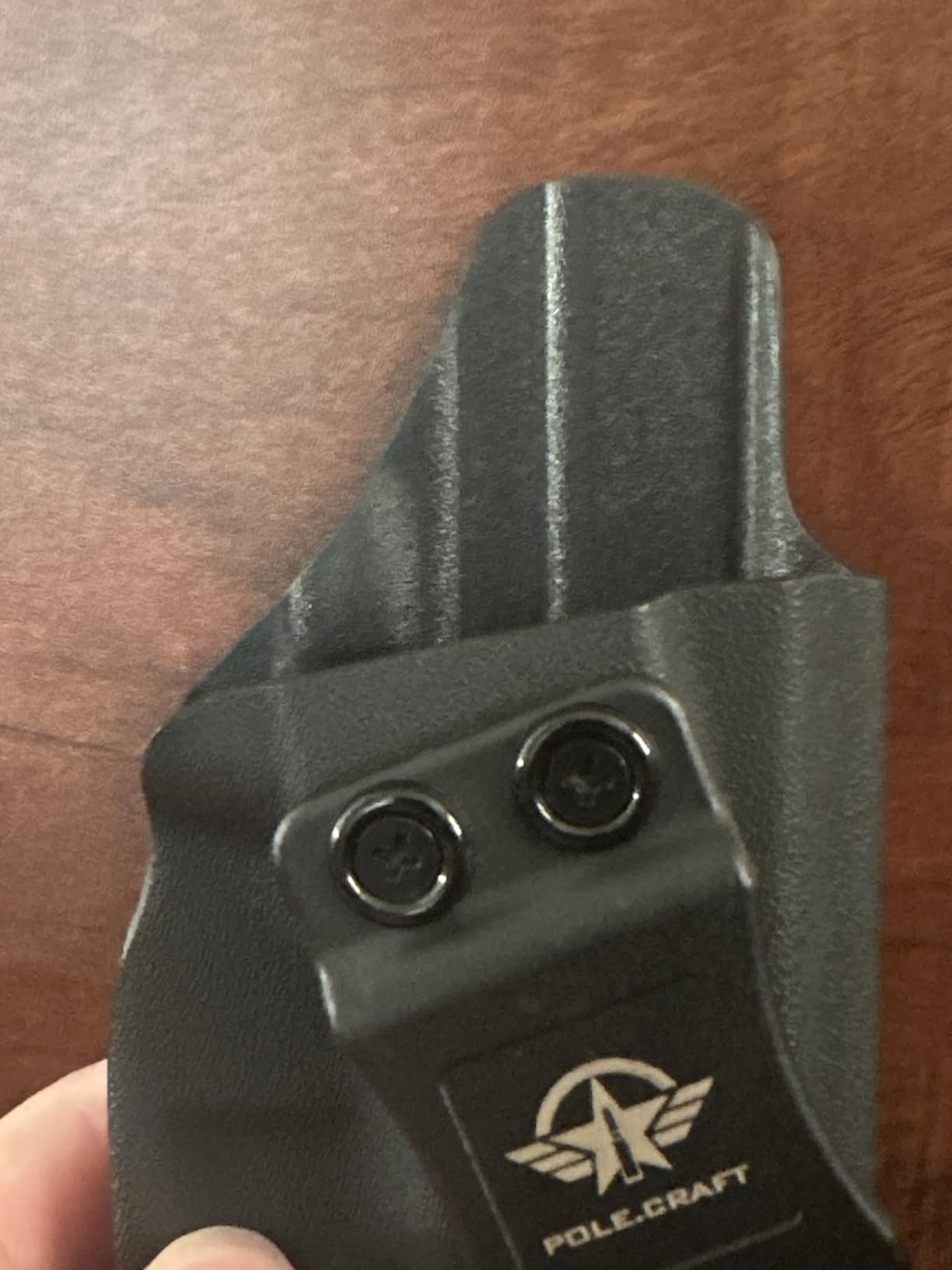 POLE.CRAFT IWB Kydex Holster Custom Fit: Glock 19 19X 25 44 45 (Gen 1 2 3 4 5) & Glock 23 32 (Gen 3 4) - Inside Waistband Carry - Adj. Cant Retention customer photo 2