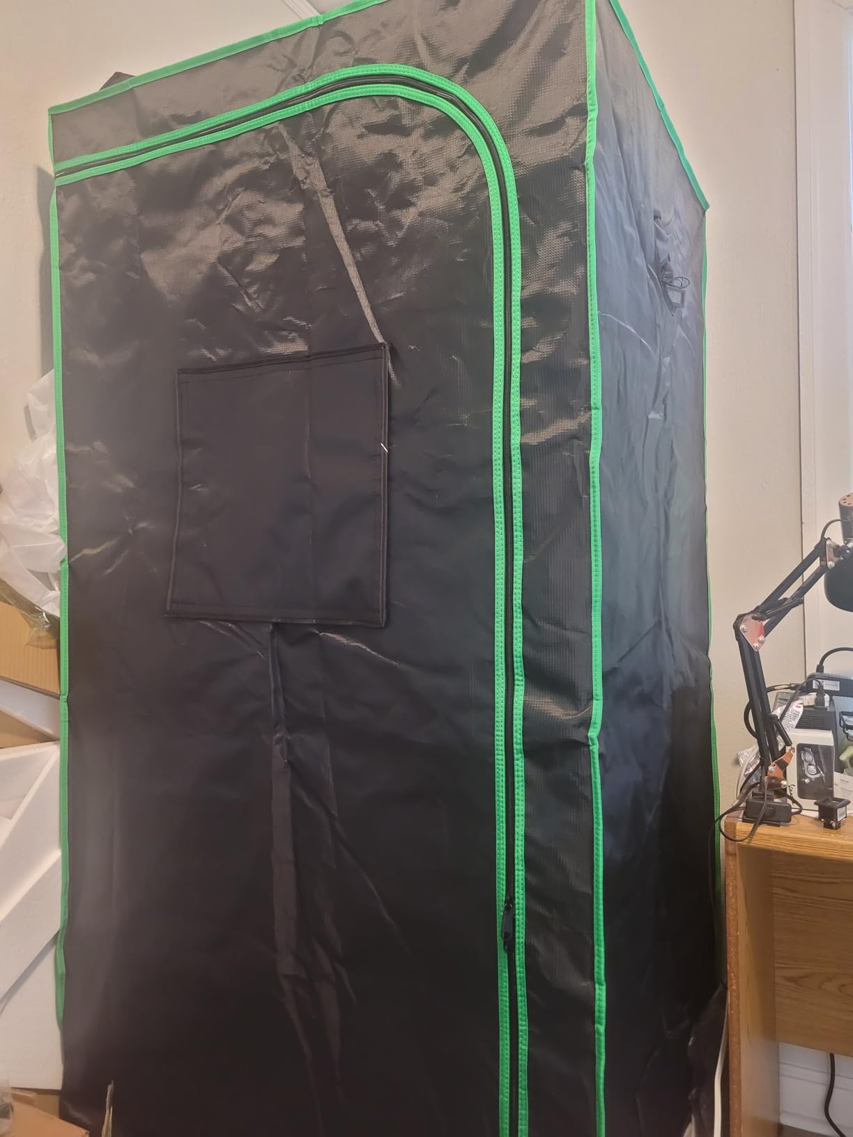 ATOUR 48”x24”x60” Grow Tent, Reflective 600D Mylar,Hydroponic Grow Tent with Observation Window and Floor Tray for Indoor Plant Growing 4’x2’ customer photo 2