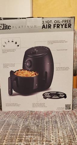 Elite Gourmet 2.1Qt Personal Air Fryer, 1000W, Oil-Less, Compact Design customer photo 1