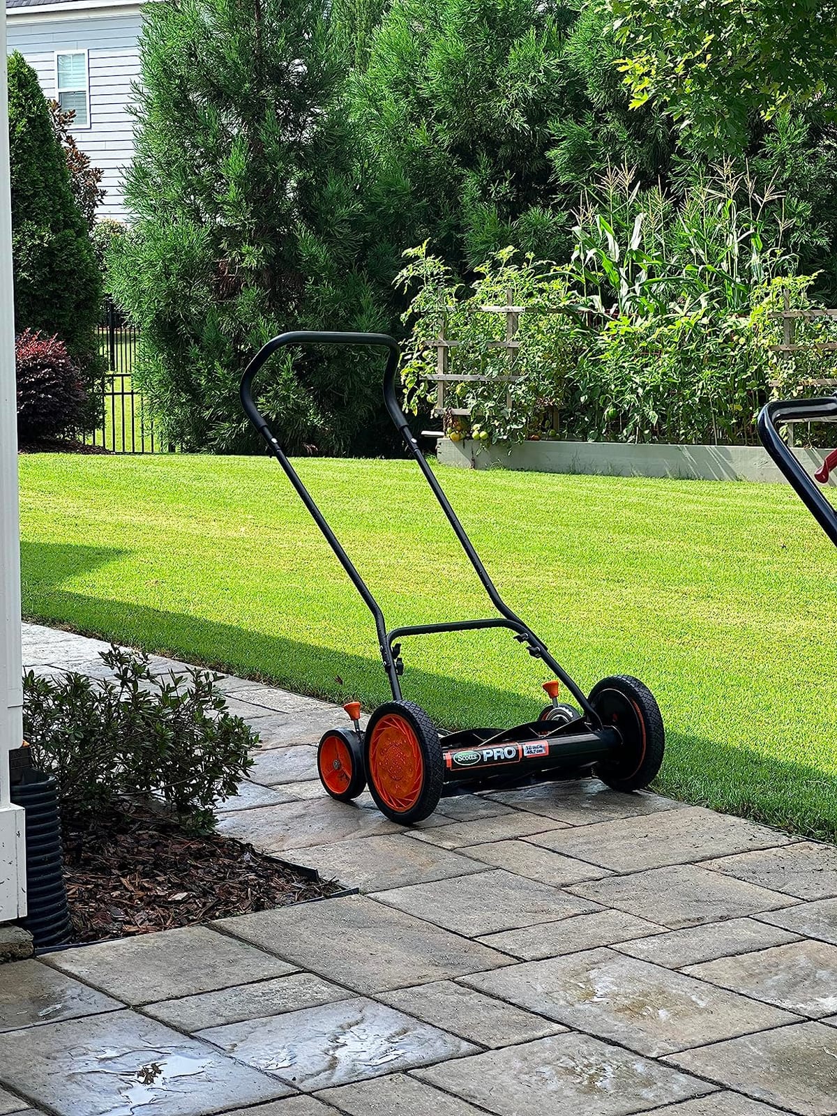 Scotts 716-18S 18-Inch 7-Blade Push Reel Lawn Mower, Green customer photo 1