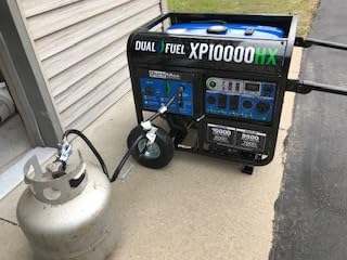DuroMax XP10000HX 10,000-Watt Dual Fuel Portable Generator - Gas & Propane, Electric Start, Whole Home Power Backup, Transfer Switch Ready, RV & Emergency Ready customer photo 1