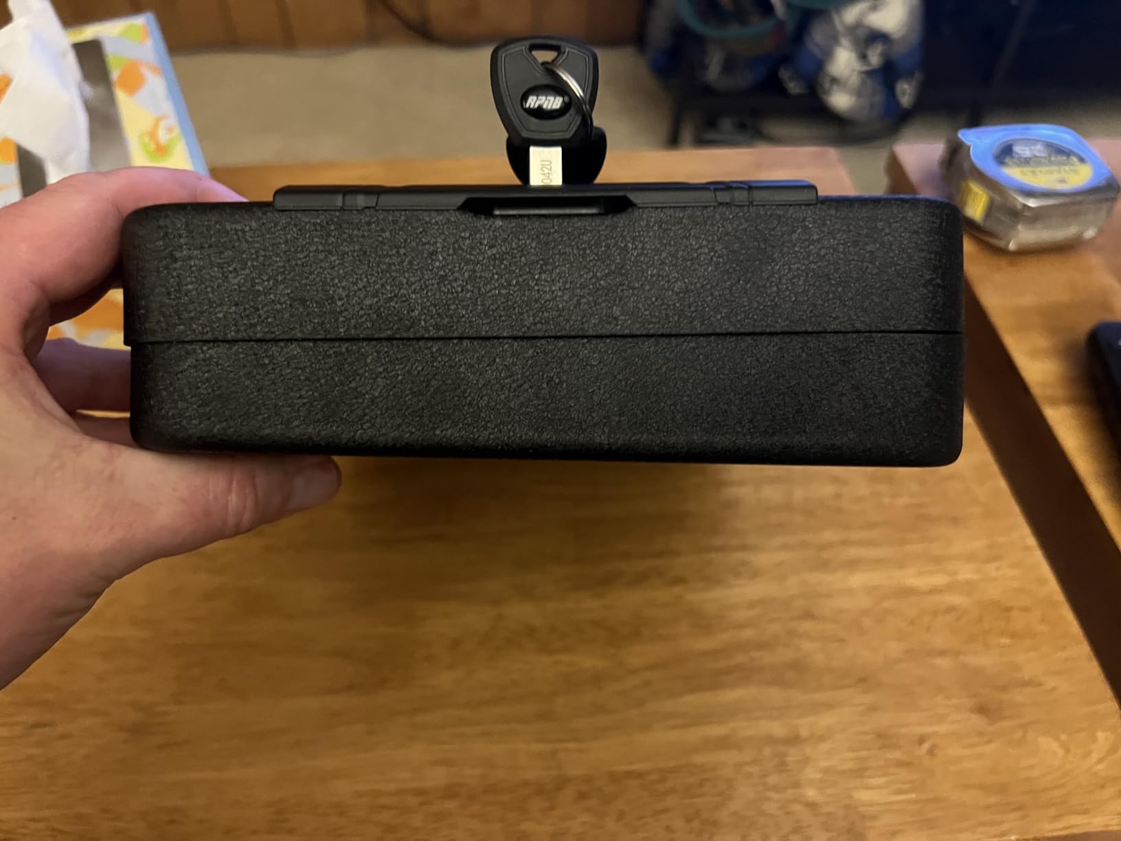 RPNB Car Gun Safe,Portable Gun Lock Box,Small Pistol Safes,Handgun Safe customer photo 2