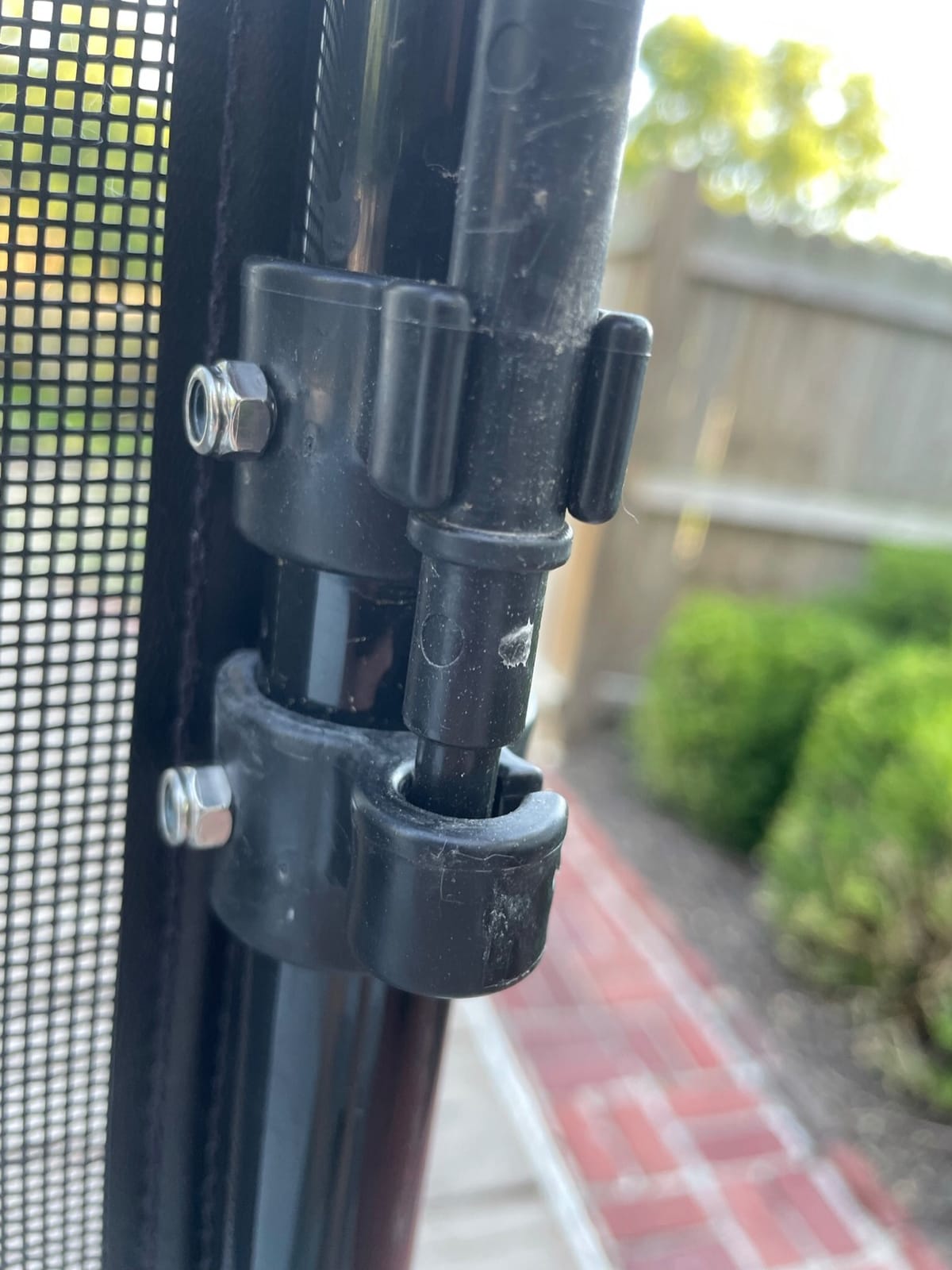 Happybuy Removable Pool Safety Fence Door, 4x2.5FT, Manual Lock, Black, Adaptive with Happybuy Pool Fence customer photo 1