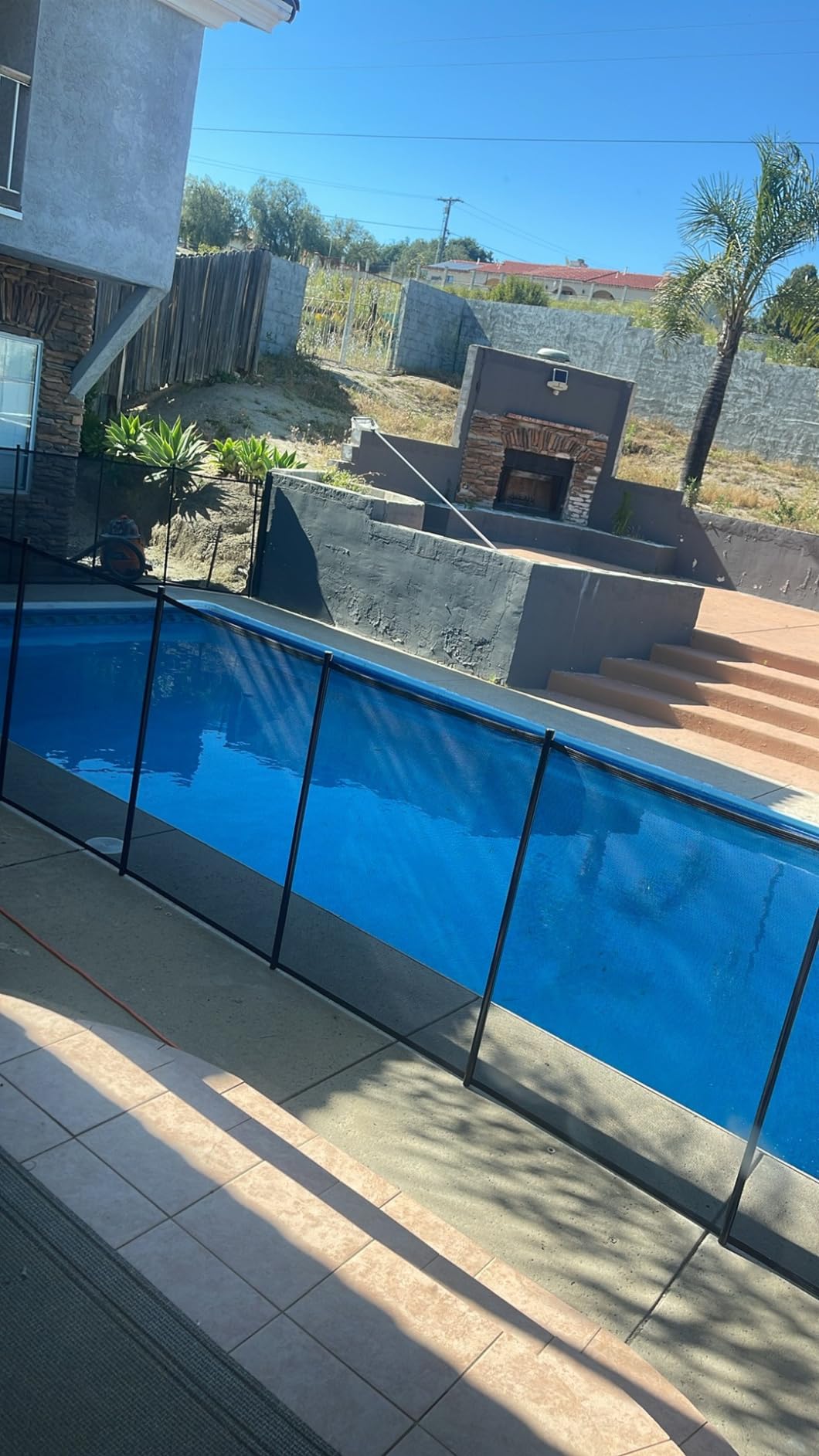 Happybuy Removable Pool Safety Fence Door, 4x2.5FT, Manual Lock, Black, Adaptive with Happybuy Pool Fence customer photo 2