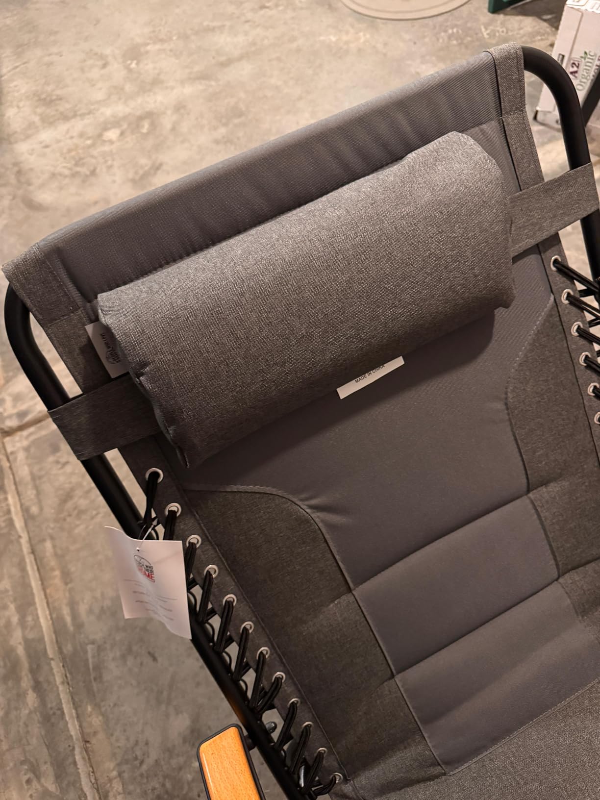 MFSTUDIO Oversized Padded Foldable Zero Gravity Chair, Camouflage customer photo 2