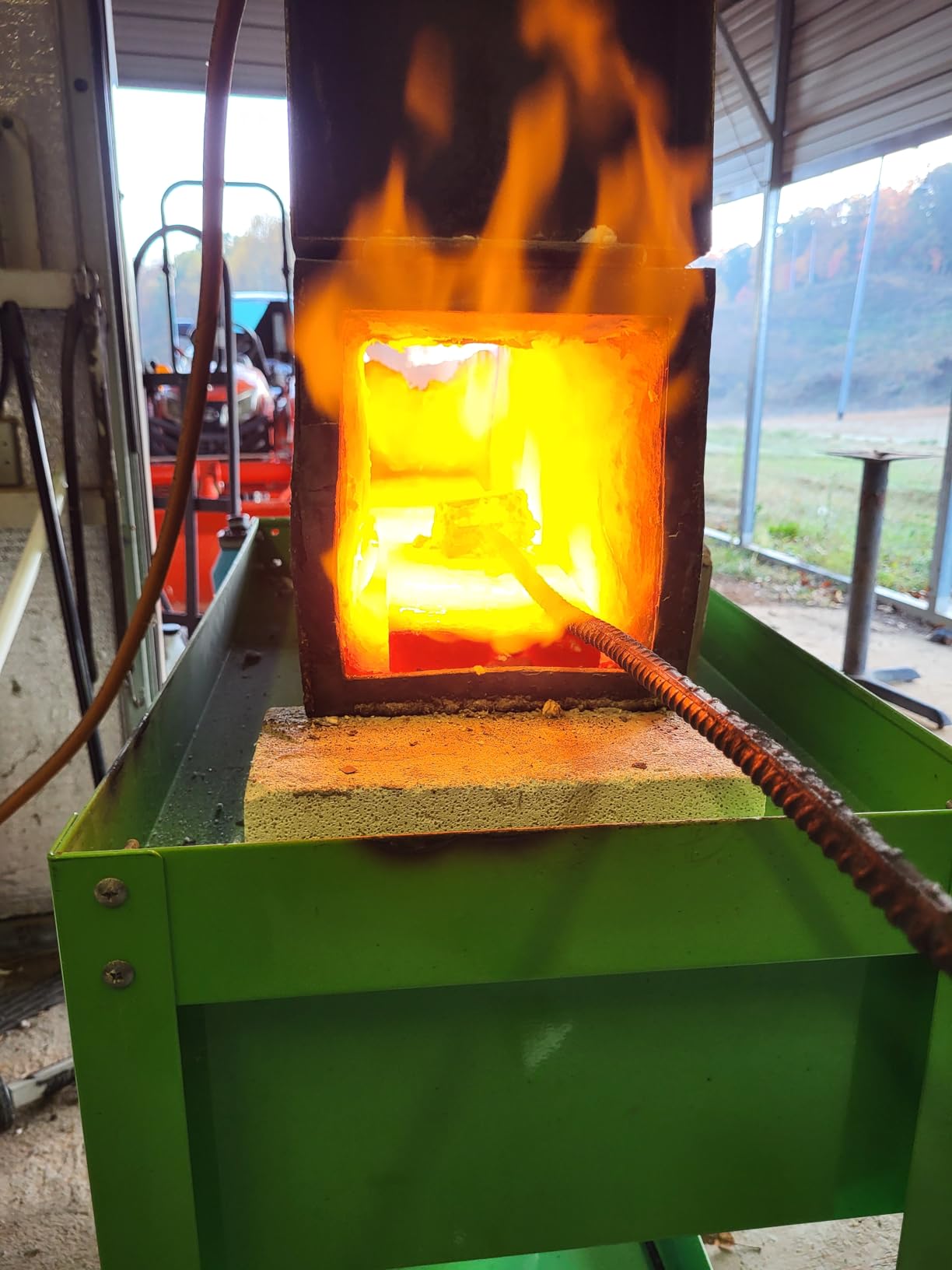 Triple Burner Gas Propane Forge Furnace Blacksmith Knife making w/ 1 Door customer photo 2