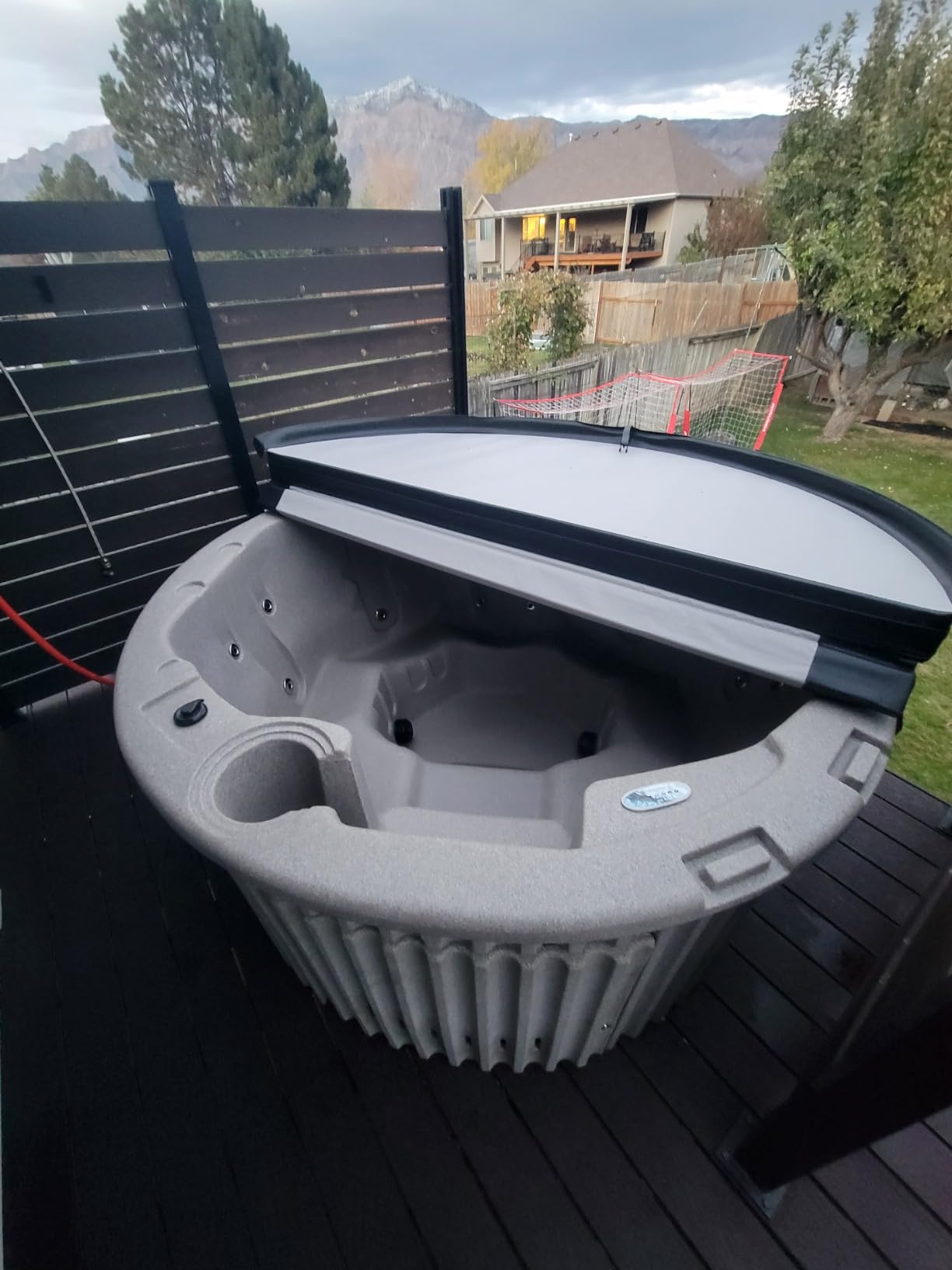 Outback Hot Tub, Fits 6 People, Standard Outlet Compatible, 20 Massage Jets, Cover Included, Aqualife by Strong Spas customer photo 2