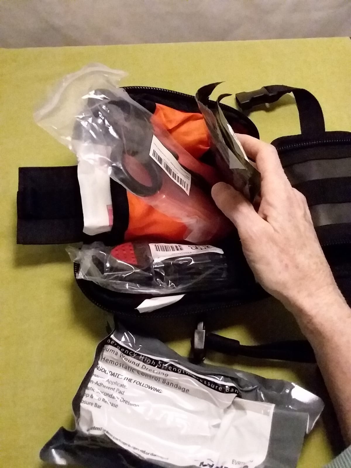 Premium Tactical Trauma IFAK Kit with Celox Hemostatic Granules, SOF Tourniquet and Pressure Bandage in Molle Pouch, Bleeding Control Kit (Black) customer photo 1