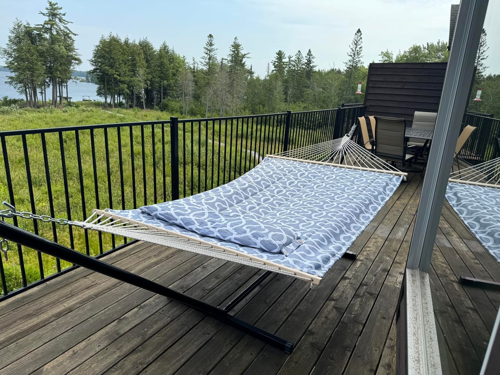 SUNCREAT 2 Person Hammock with Stand, 475 lbs Capacity, Dark Grey customer photo 2