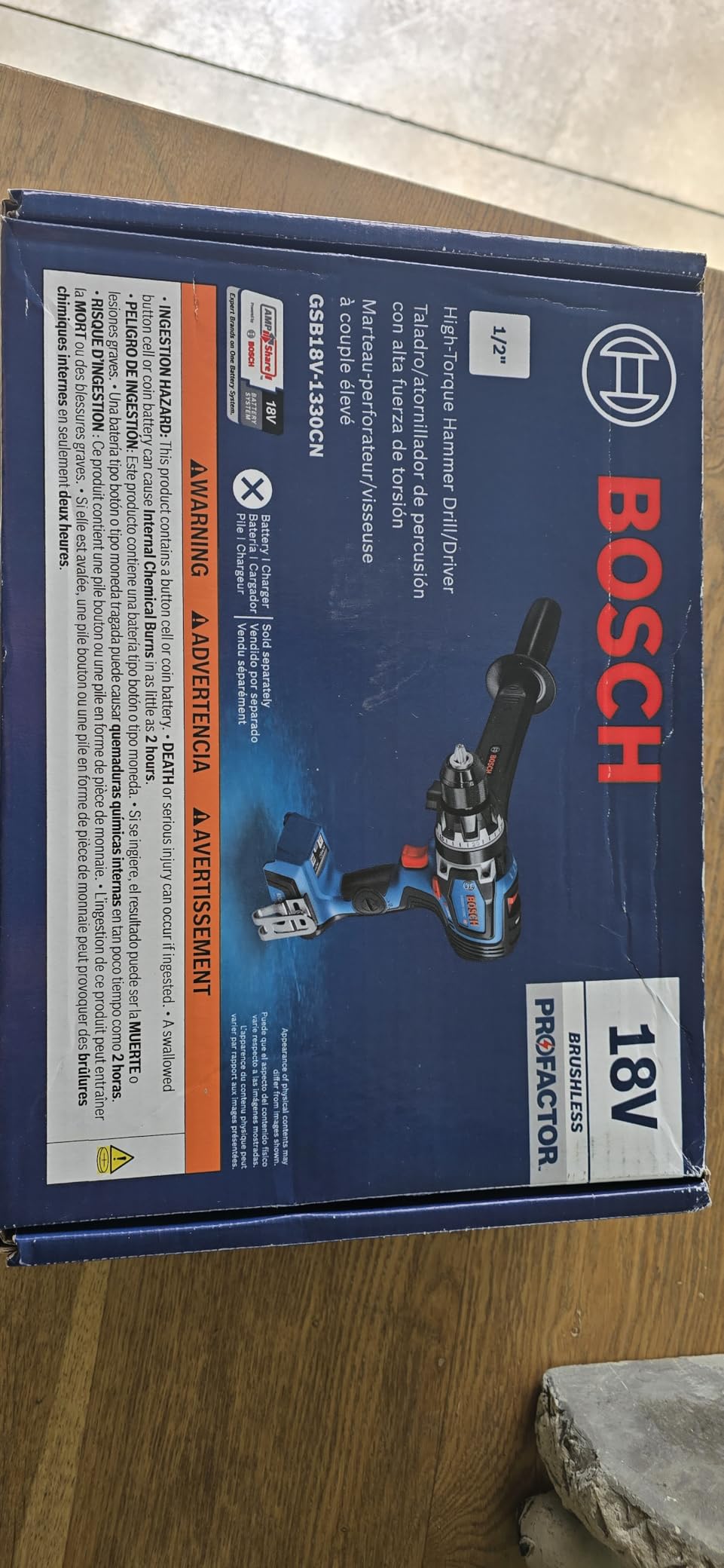 Bosch GSB18V-1330CN PROFACTOR™ 18V Connected-Ready 1/2 In. Hammer Drill/Driver (Bare Tool) customer photo 2