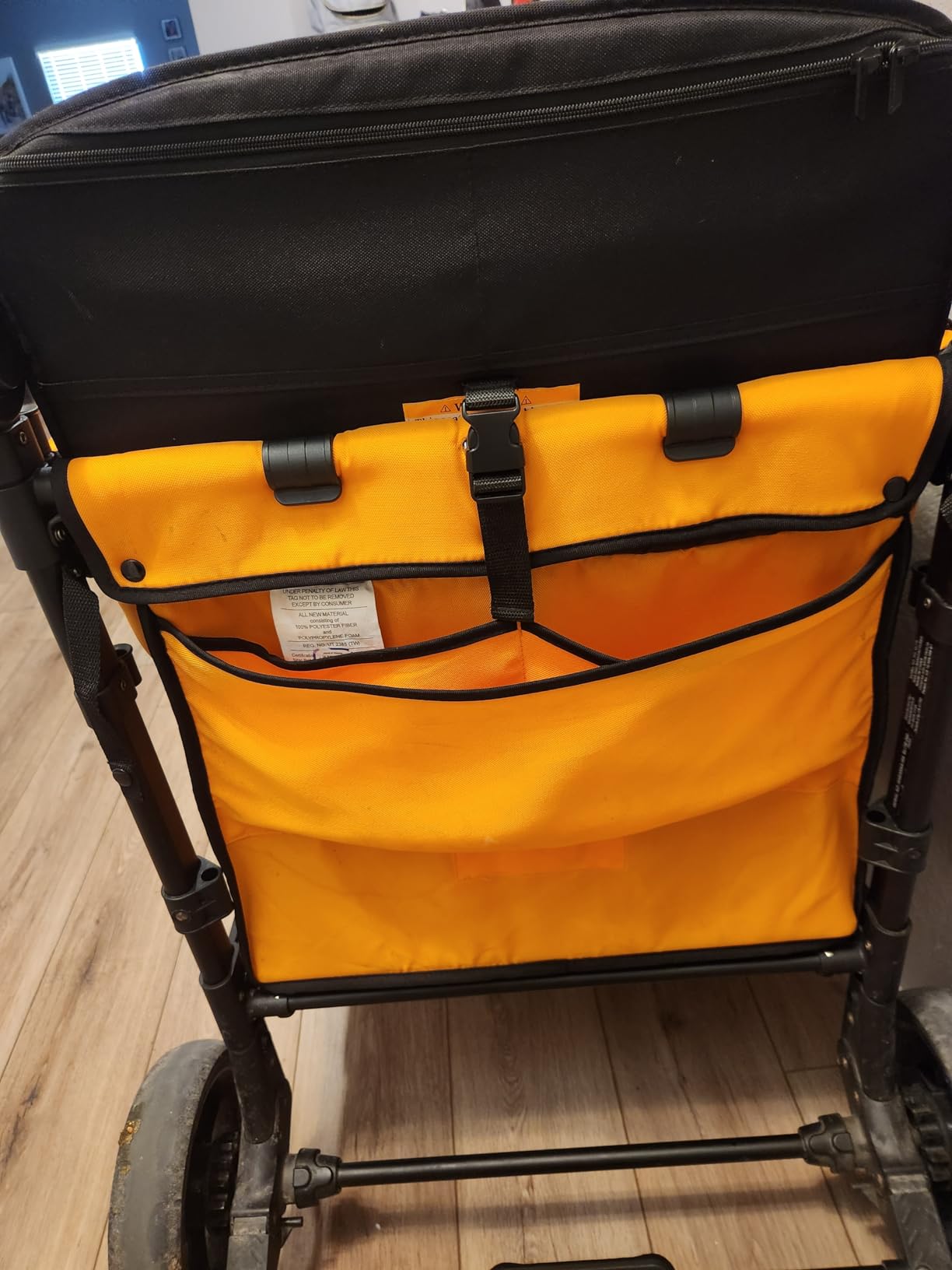 WonderFold W4 Elite Stroller Wagon, Steel Frame, 4 Seater, Jet Black customer photo 1