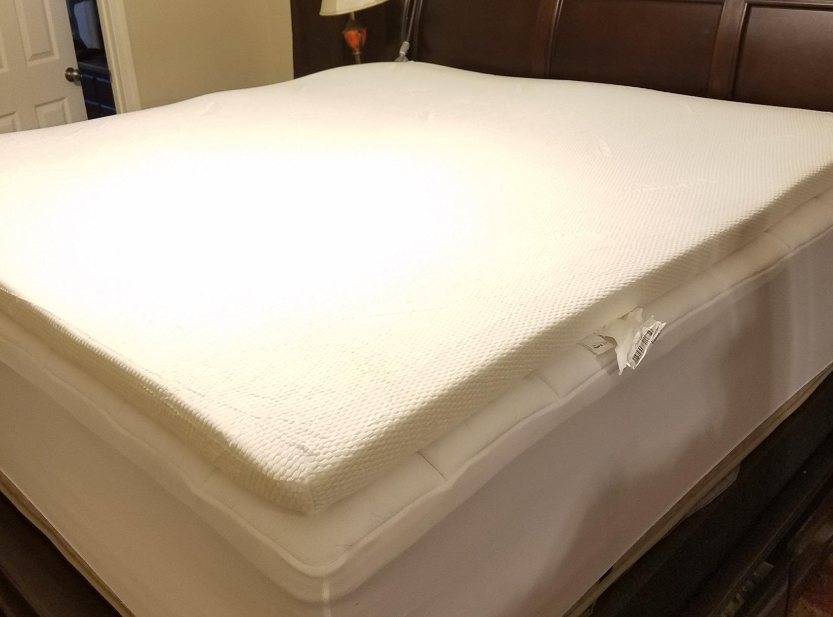 Tempur-Cloud 2-Inch Mattress Topper, Queen,White customer photo 1