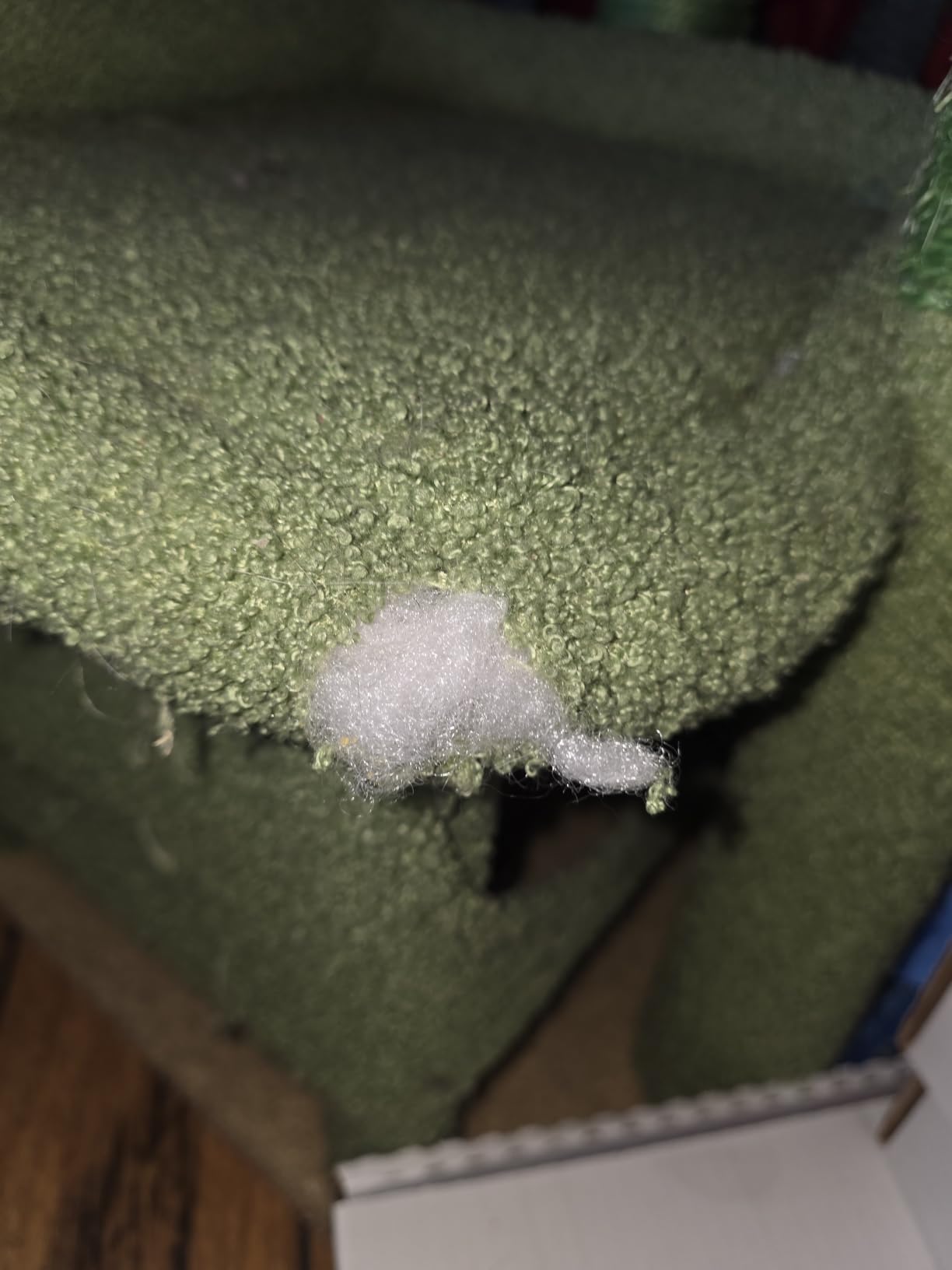 PEQULTI Small Cat Tree Tower for Indoor Cats, Sisal Post & Cozy Condo Beige customer photo 2