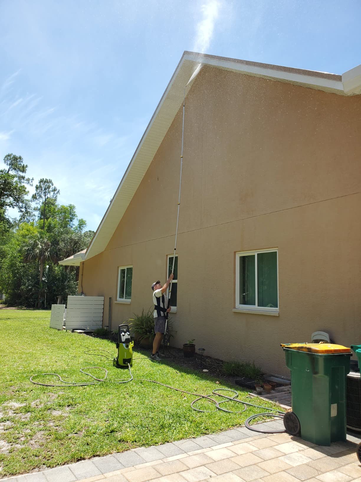 JANZ 24 FT Pressure Washer Telescoping Wand with 3 Extension Wands customer photo 2