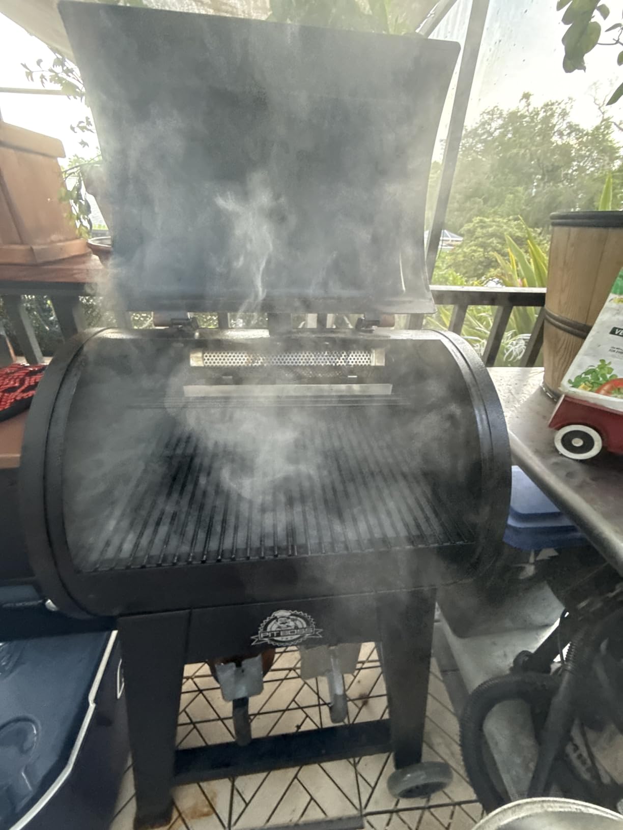 12'' Pellet Smoker Tube With a Stainless Steel Tray and Tube Cover customer photo 1