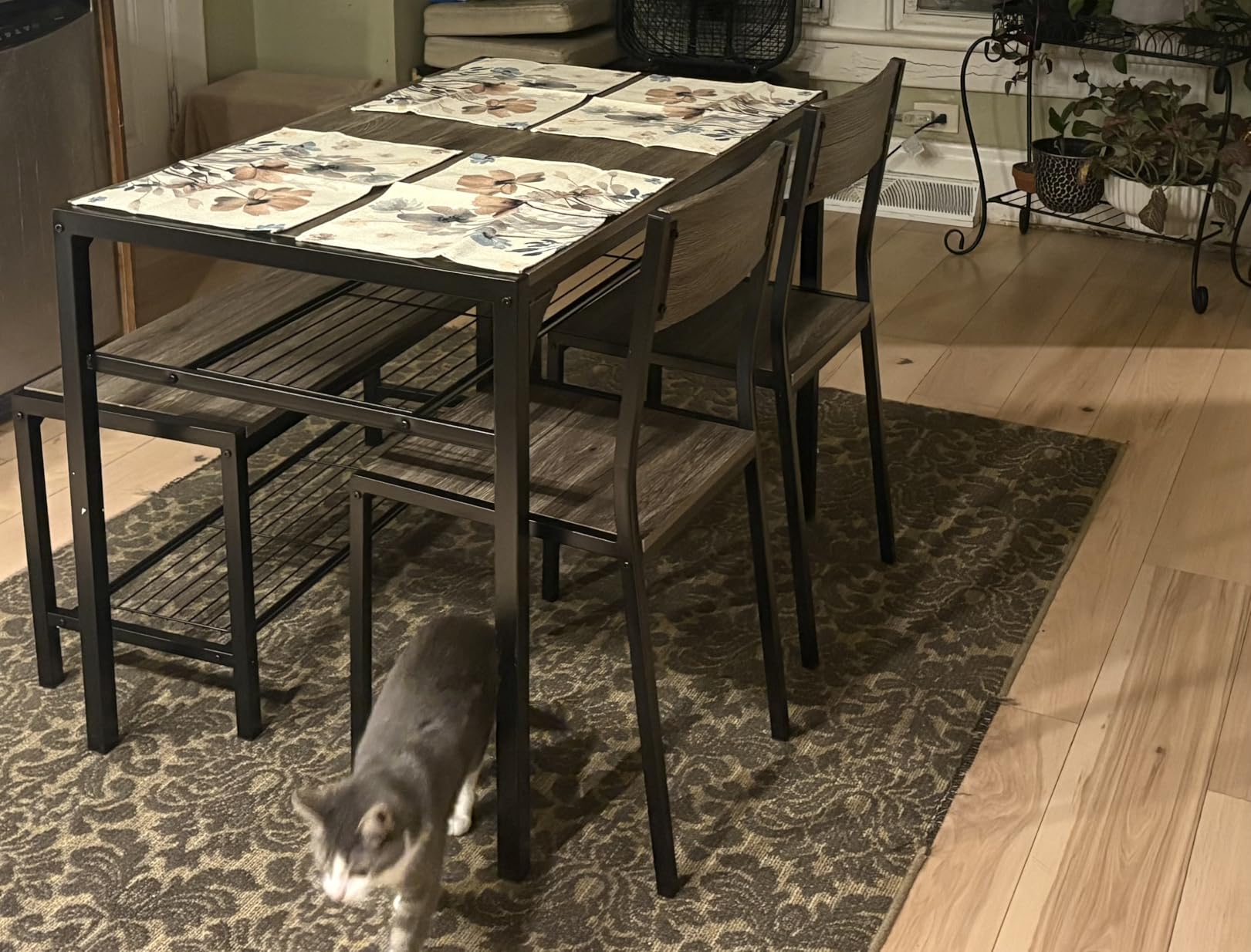Gizoon 4-Piece Dining Table Set for 4, Kitchen Table customer photo 2