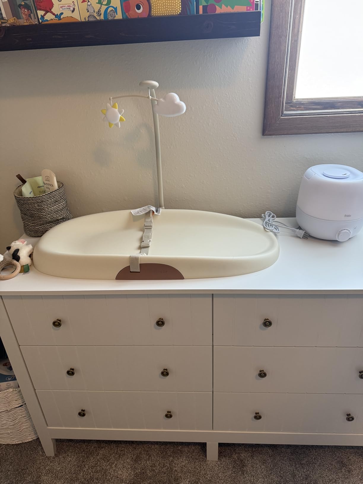 FOTOSOK White Dresser, Chest of Drawers, Modern 6 Drawer Nursery Dressers customer photo 1