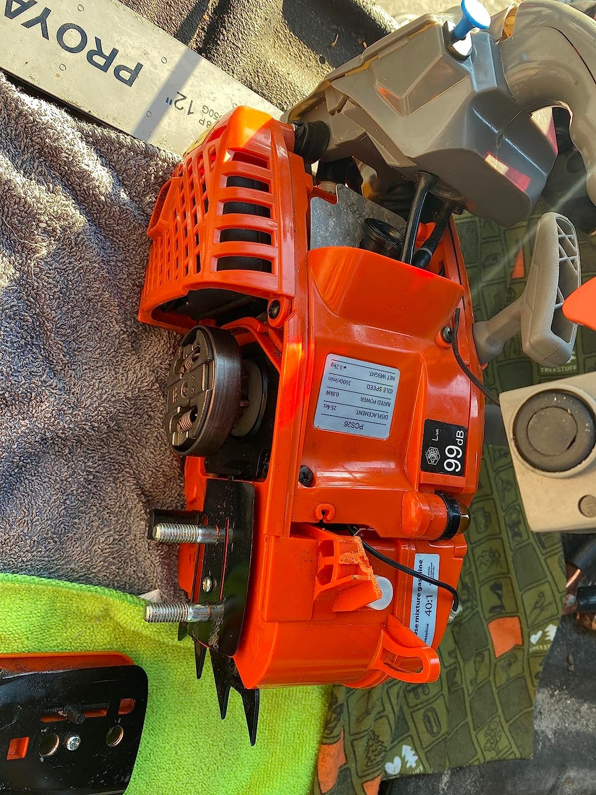 PROYAMA 26CC Top Handle Chainsaw, 12 Inch Small Climbing Handheld Chain saw customer photo 1