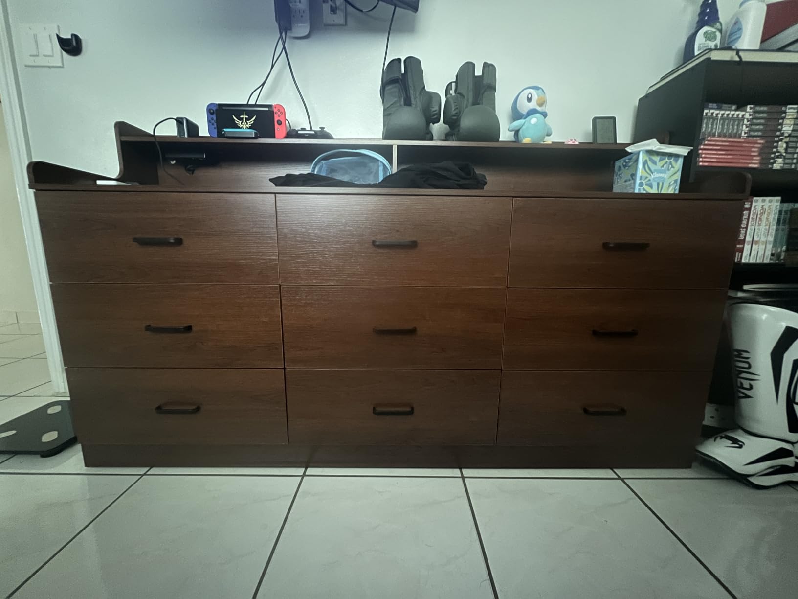 Bigbiglife Dresser for Bedroom, 6 Drawer Double Dresser, Modern Chest of Drawers with Deep Drawers, TV Stand Large Storage Organizer for Living Room, Closet (Light Oak) customer photo 1