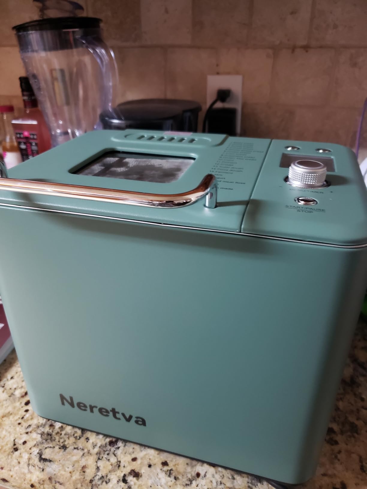 Neretva Bread Maker 20-in-1 2LB Bread Machine with Dual Heater, Light Green customer photo 2