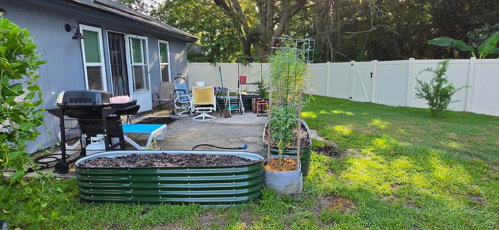Winpull Raised Garden Bed Kit, 6x3x1 ft Galvanized Planter Box Outdoor with Safety Edging, Large Metal Raised Beds for Gardening Vegetables Flower Herb (Silver) customer photo 2